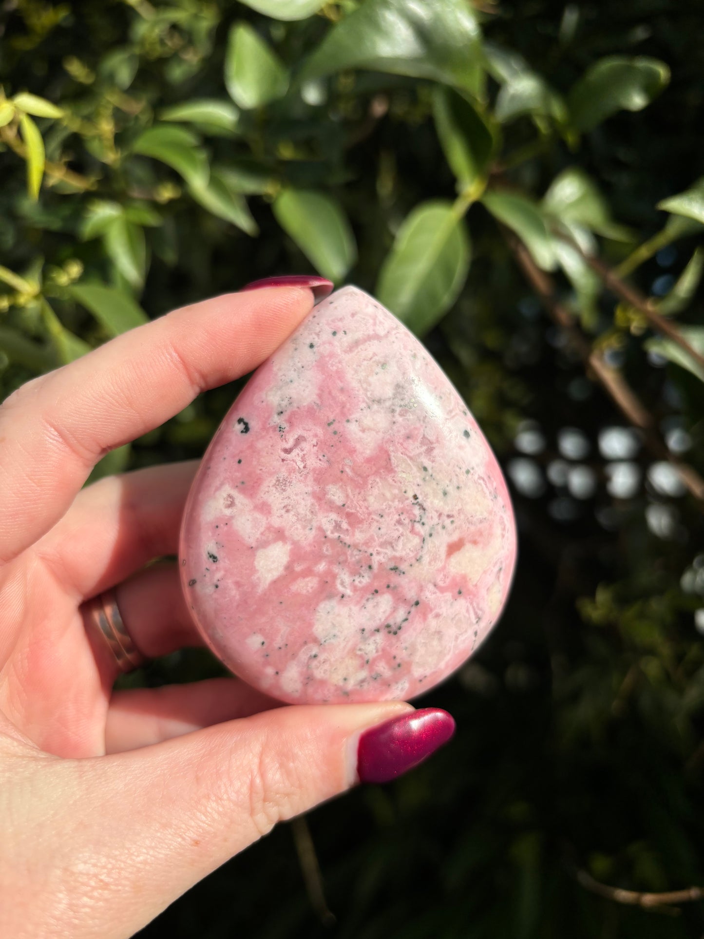 Peruvian Rhodonite Flame B