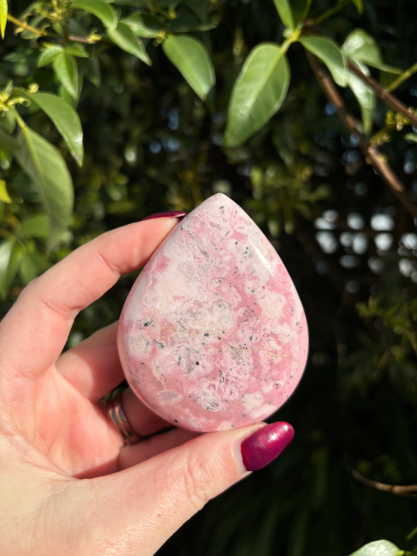 Peruvian Rhodonite Flame B