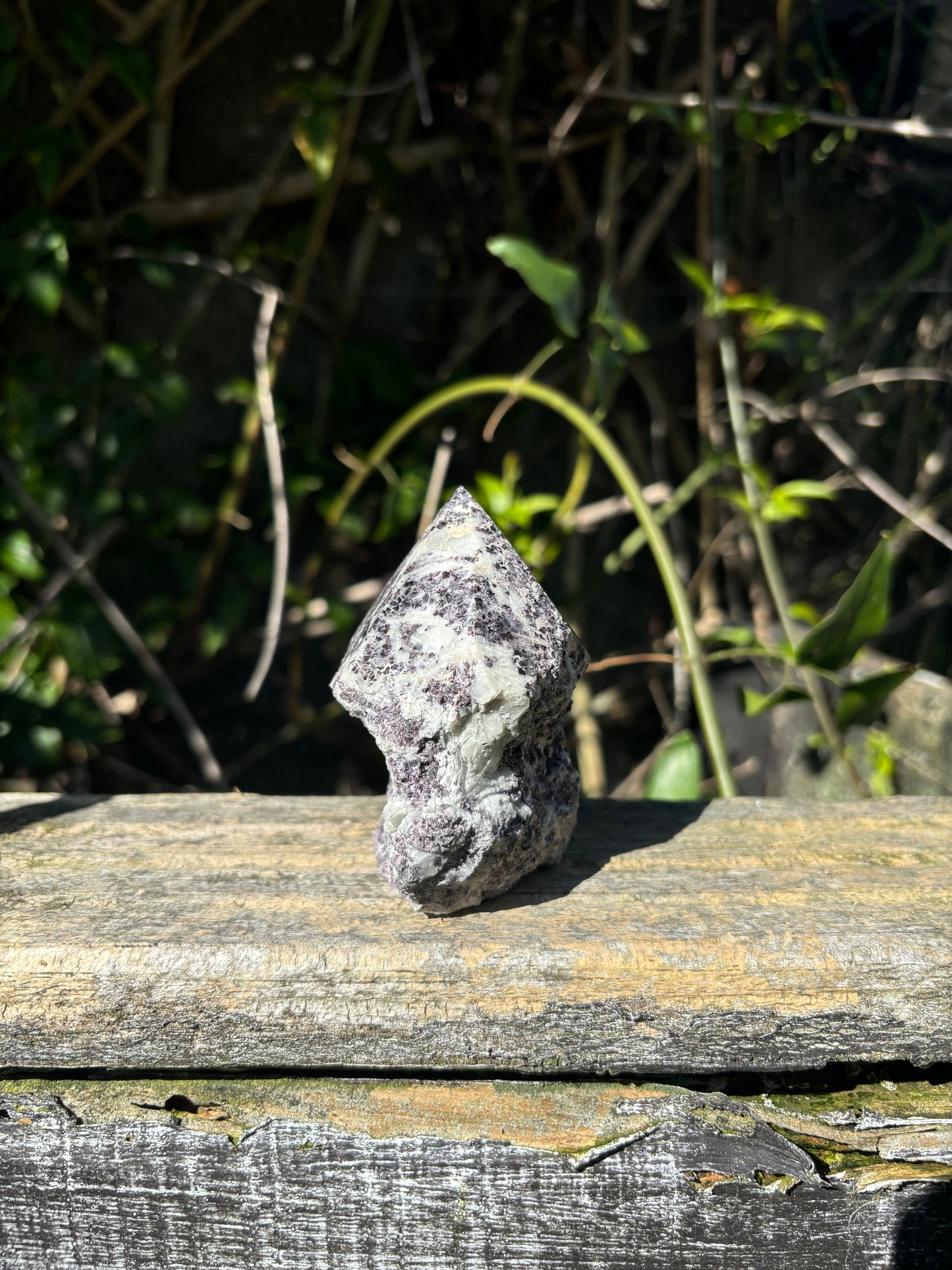 Lepidolite Semi Polished Point B