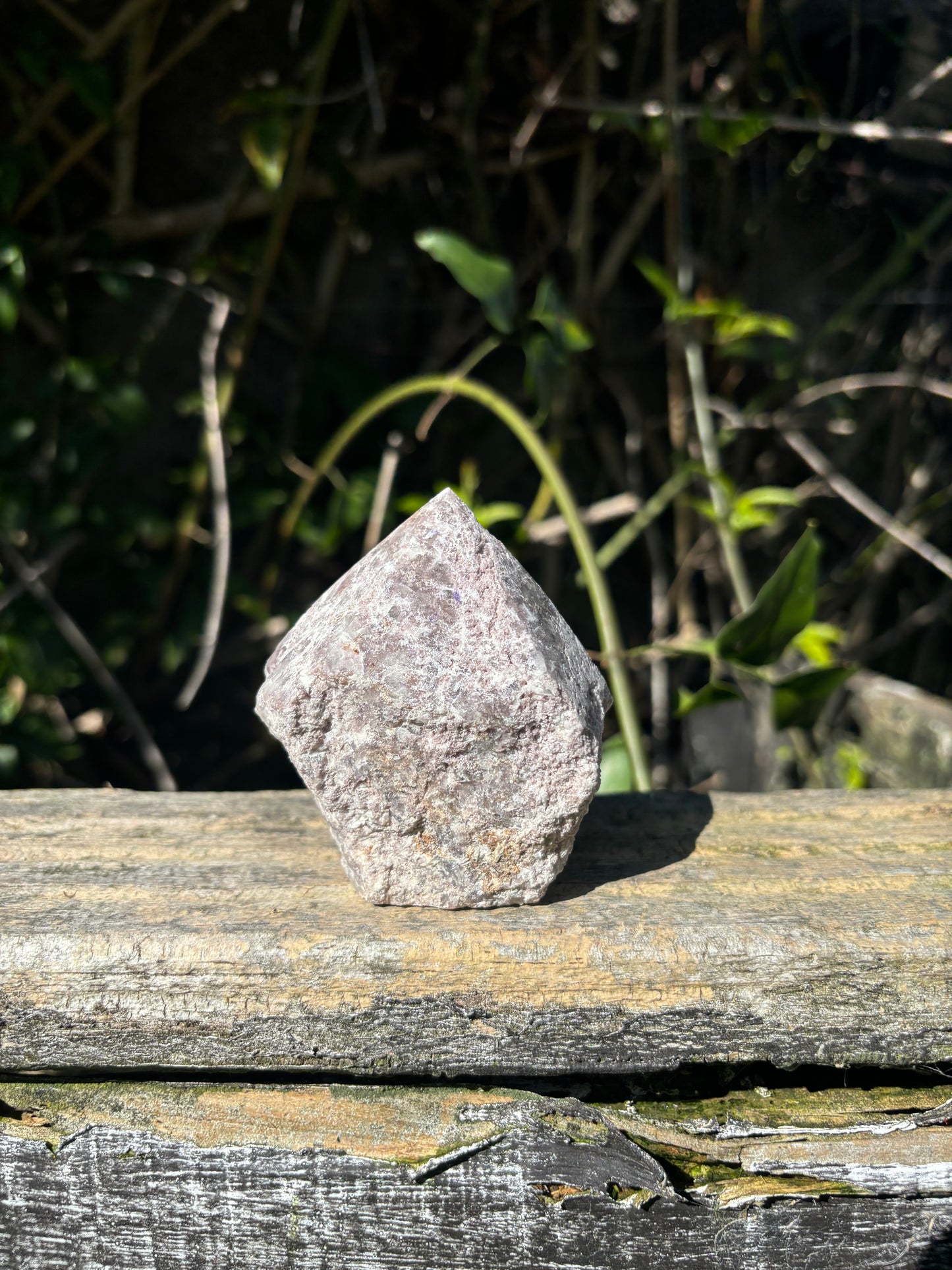 Lepidolite Semi Polished Point C