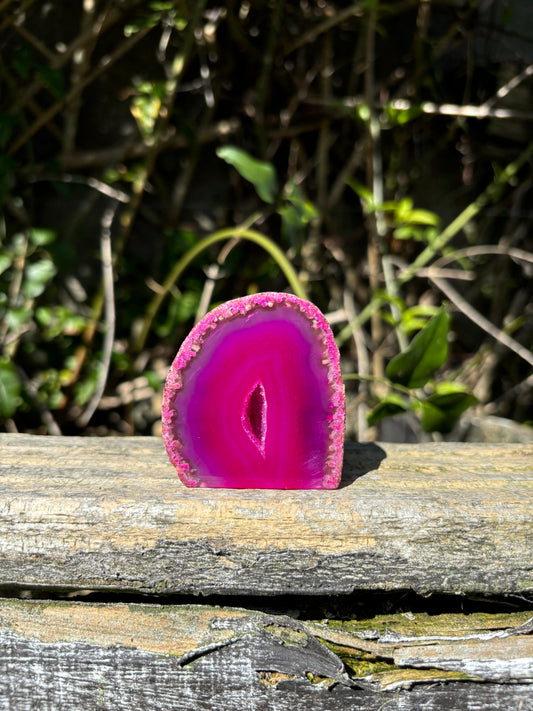 Pink Agate Geode G