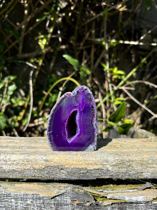 Purple Agate Geode A