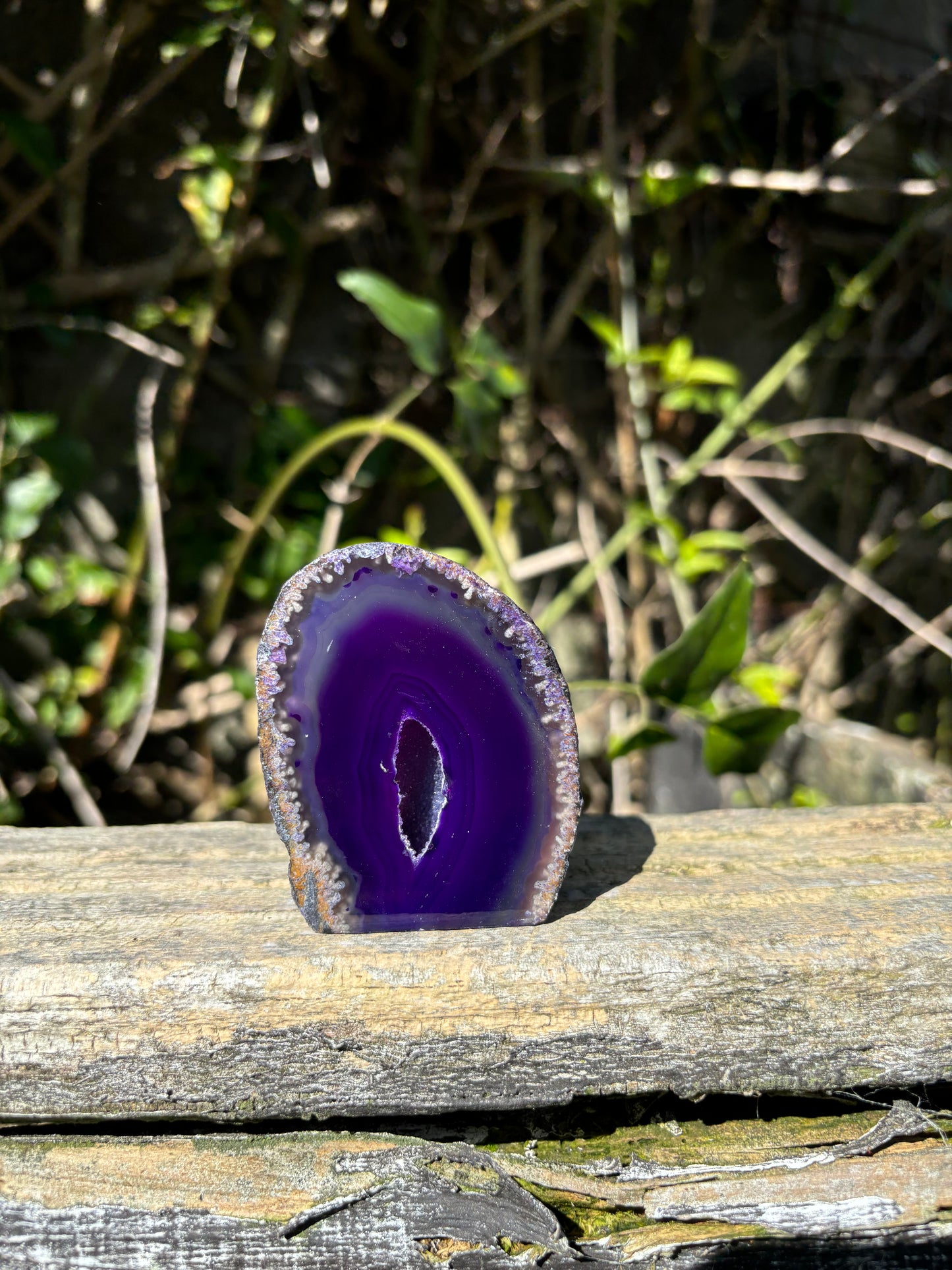 Purple Agate Geode B