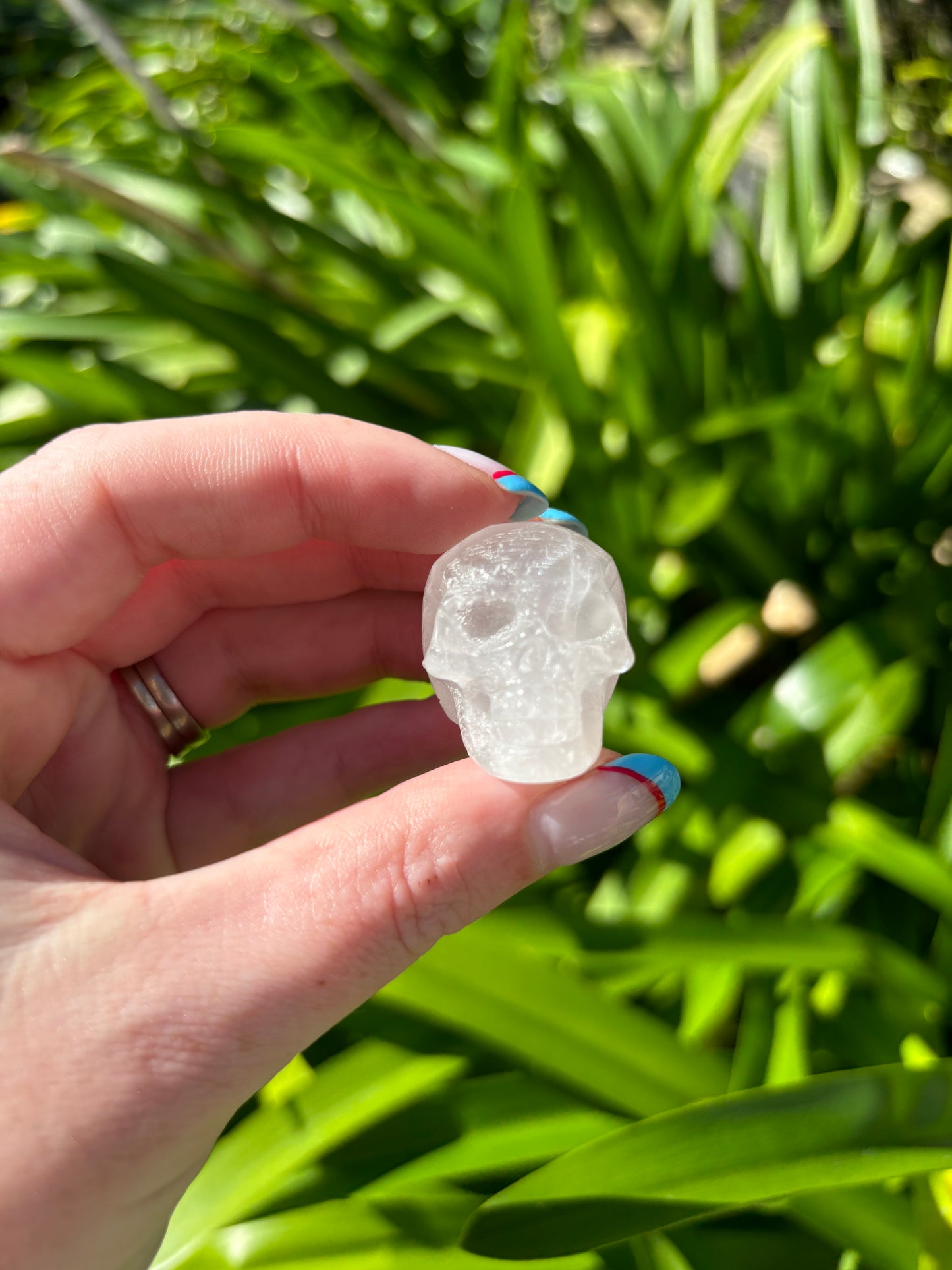 Rose Quartz Skull Small