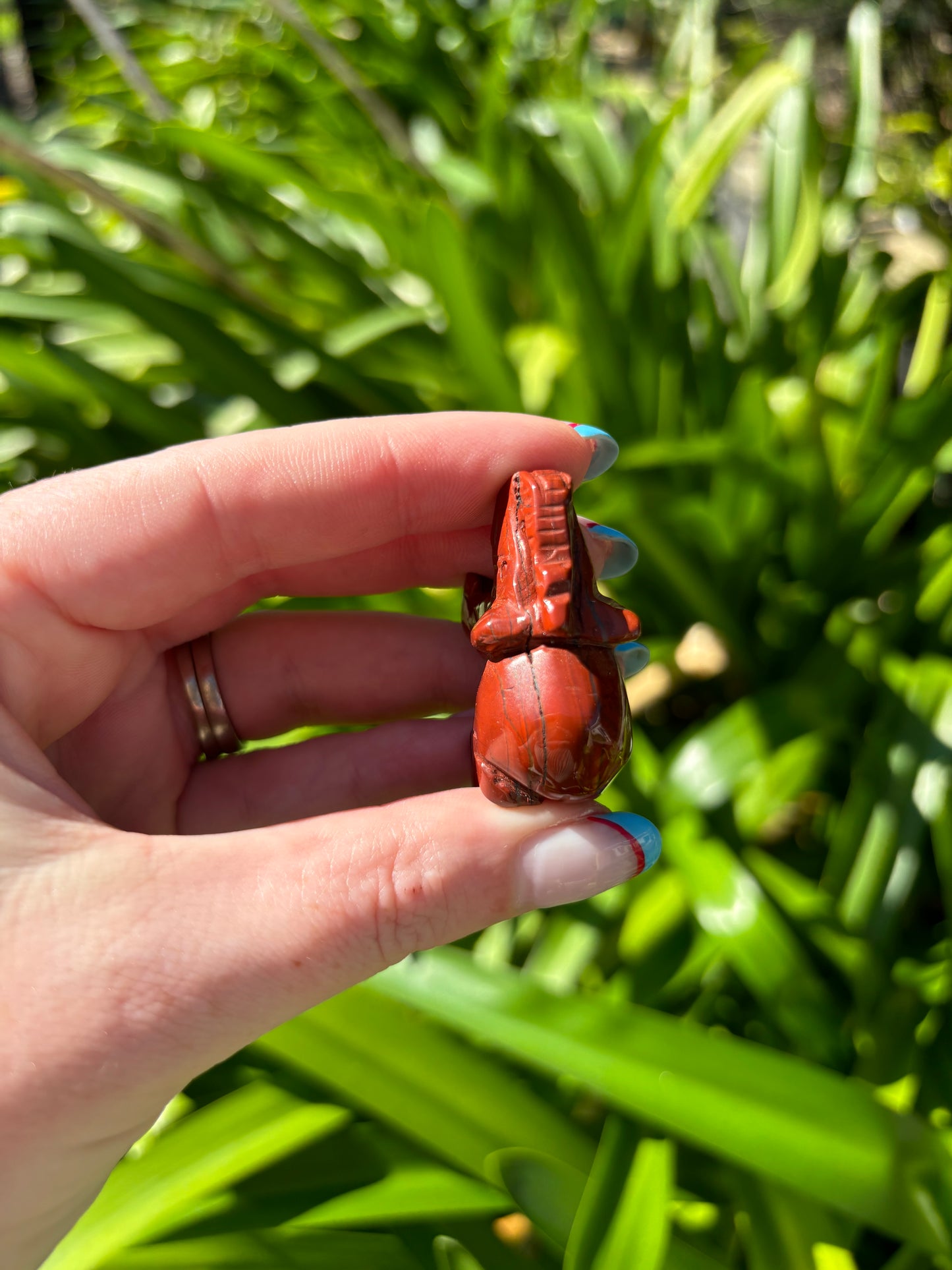 Red Jasper Elephant Small