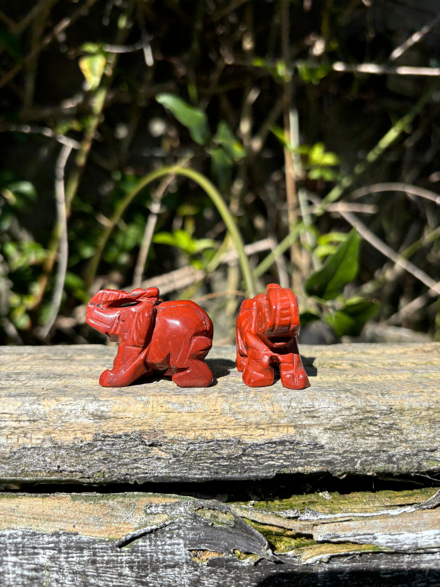 Red Jasper Elephant Small