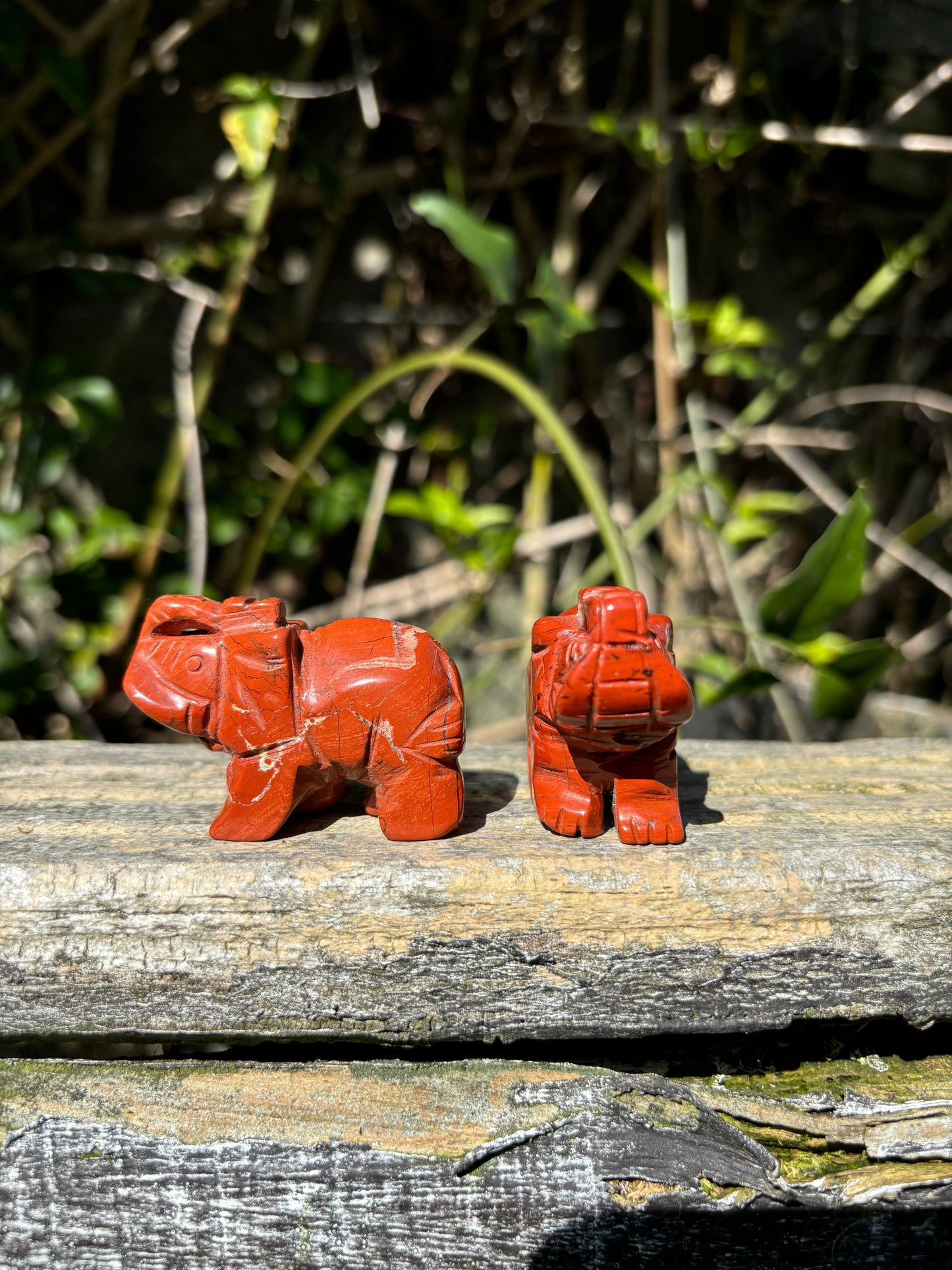 Red Jasper Elephant Medium