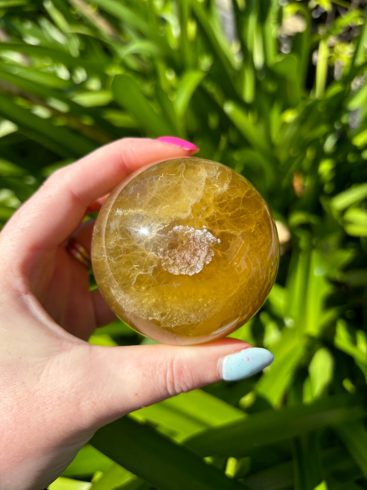 Yellow Fluorite Sphere B