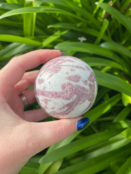 Pink Tourmaline Sphere