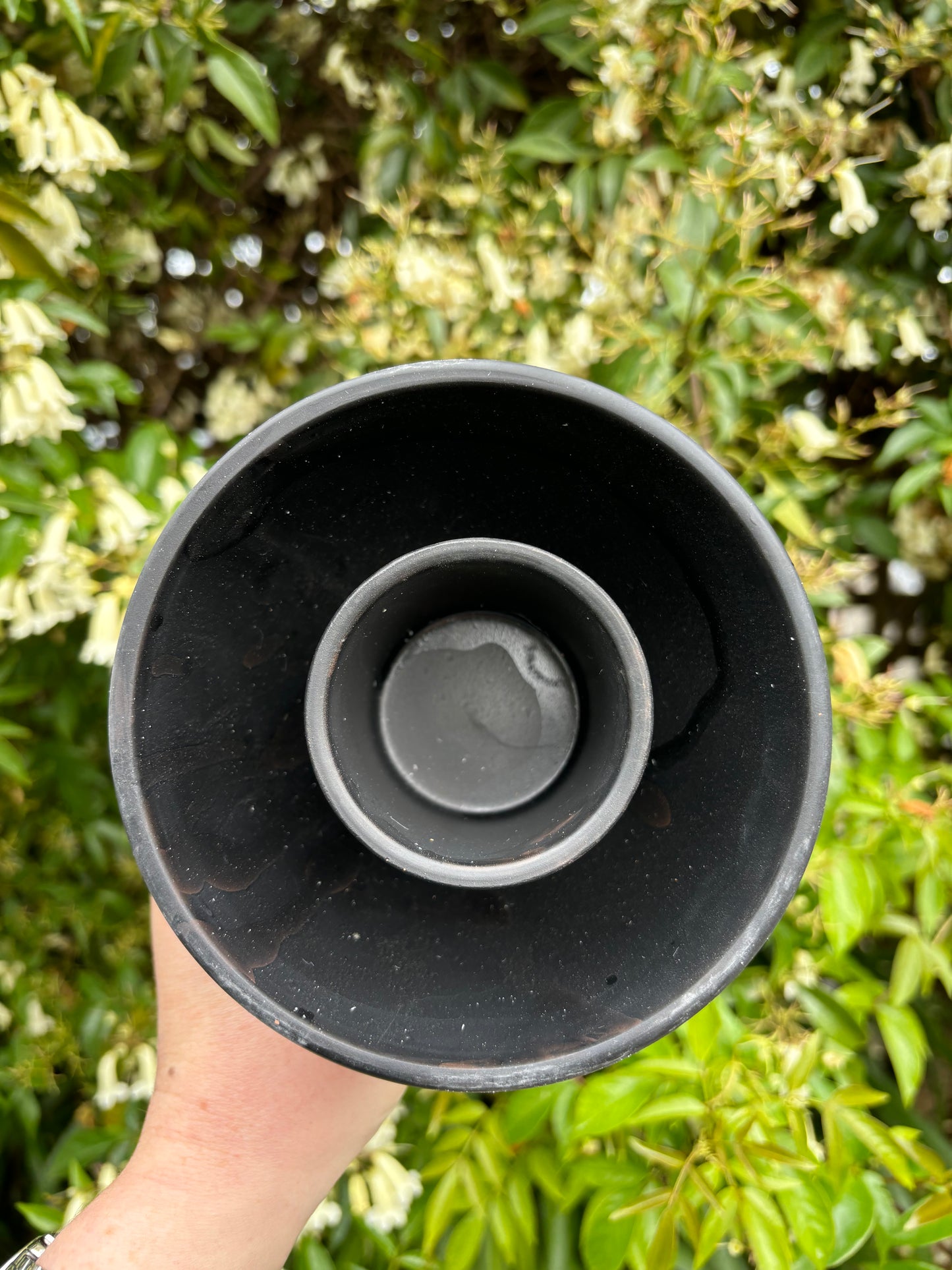 Black Triple Moon Terracotta Smudge Bowl