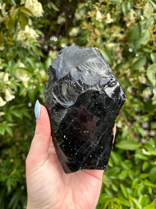 Black Obsidian Rough Piece A