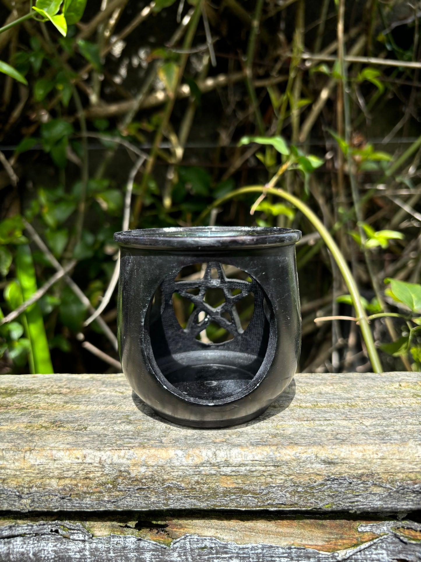 Triple Moon Pentagram Resin Burner