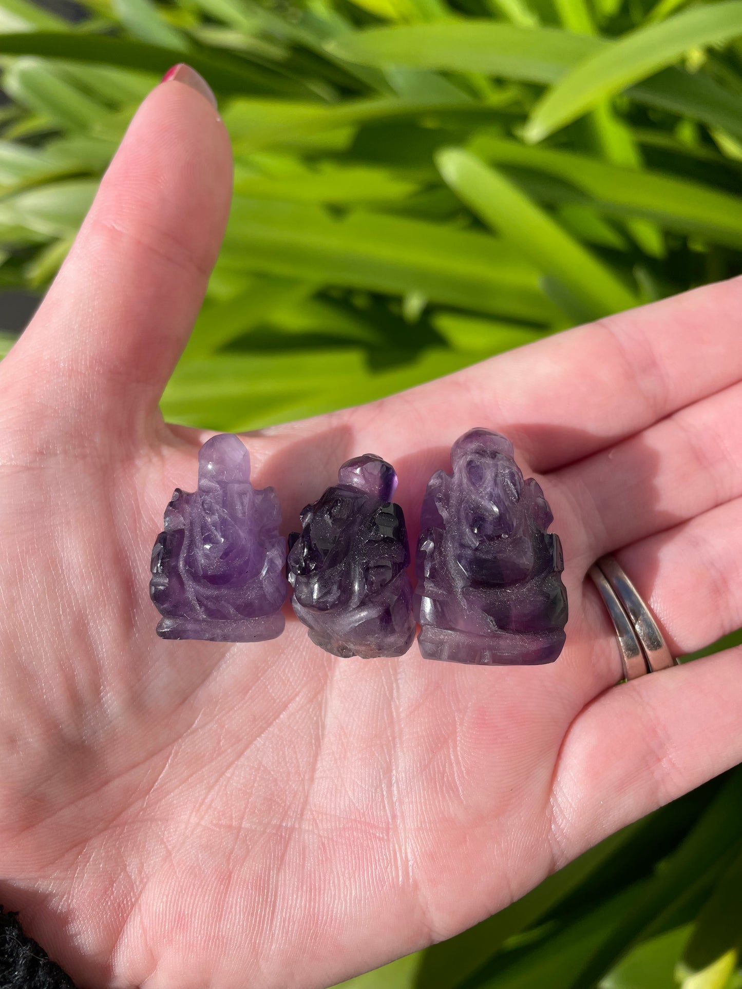 Amethyst Ganesh Small