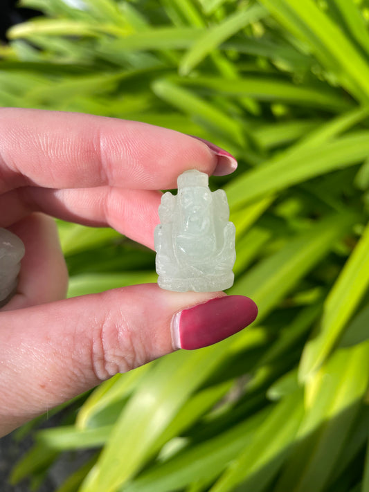 Green Aventurine Ganesh Small