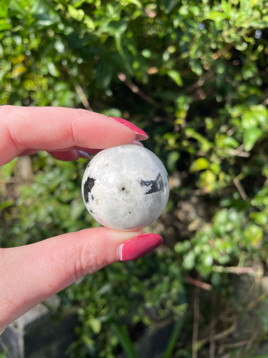 Rainbow Moonstone Sphere B