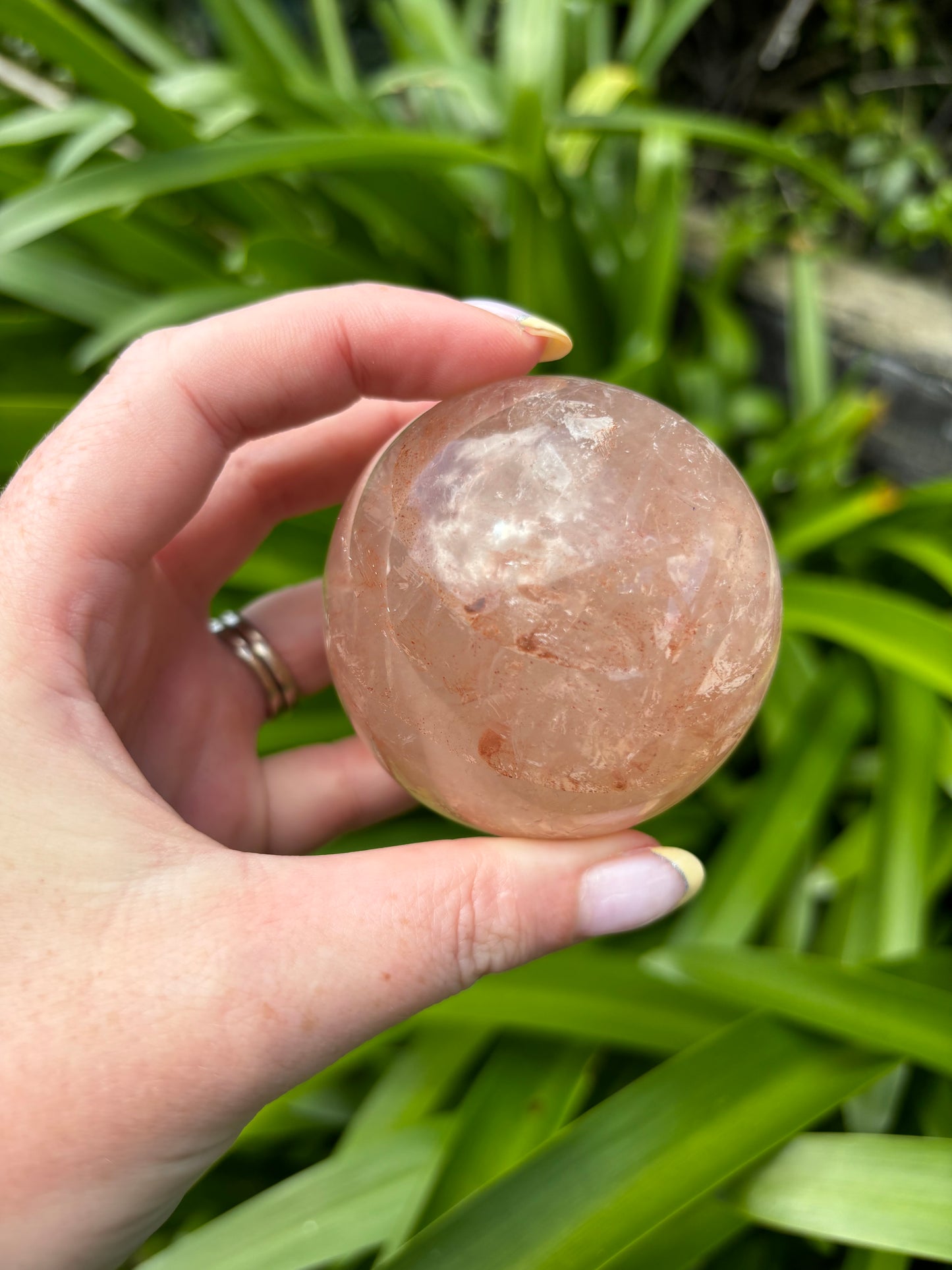 Fire Quartz Sphere D