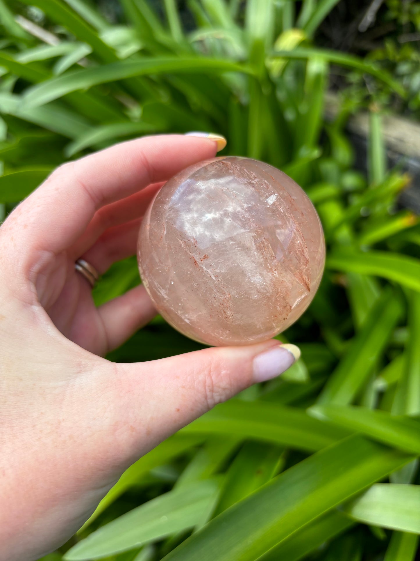 Fire Quartz Sphere D