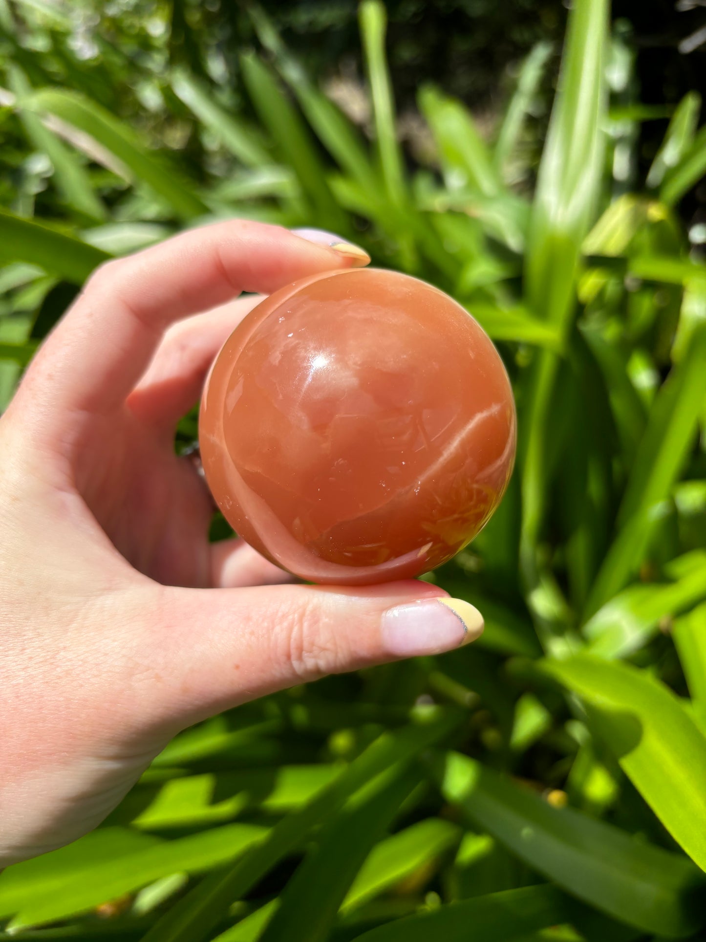 Honey Calcite Sphere B