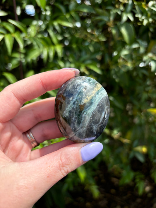 Ocean Jasper Palm Stone A