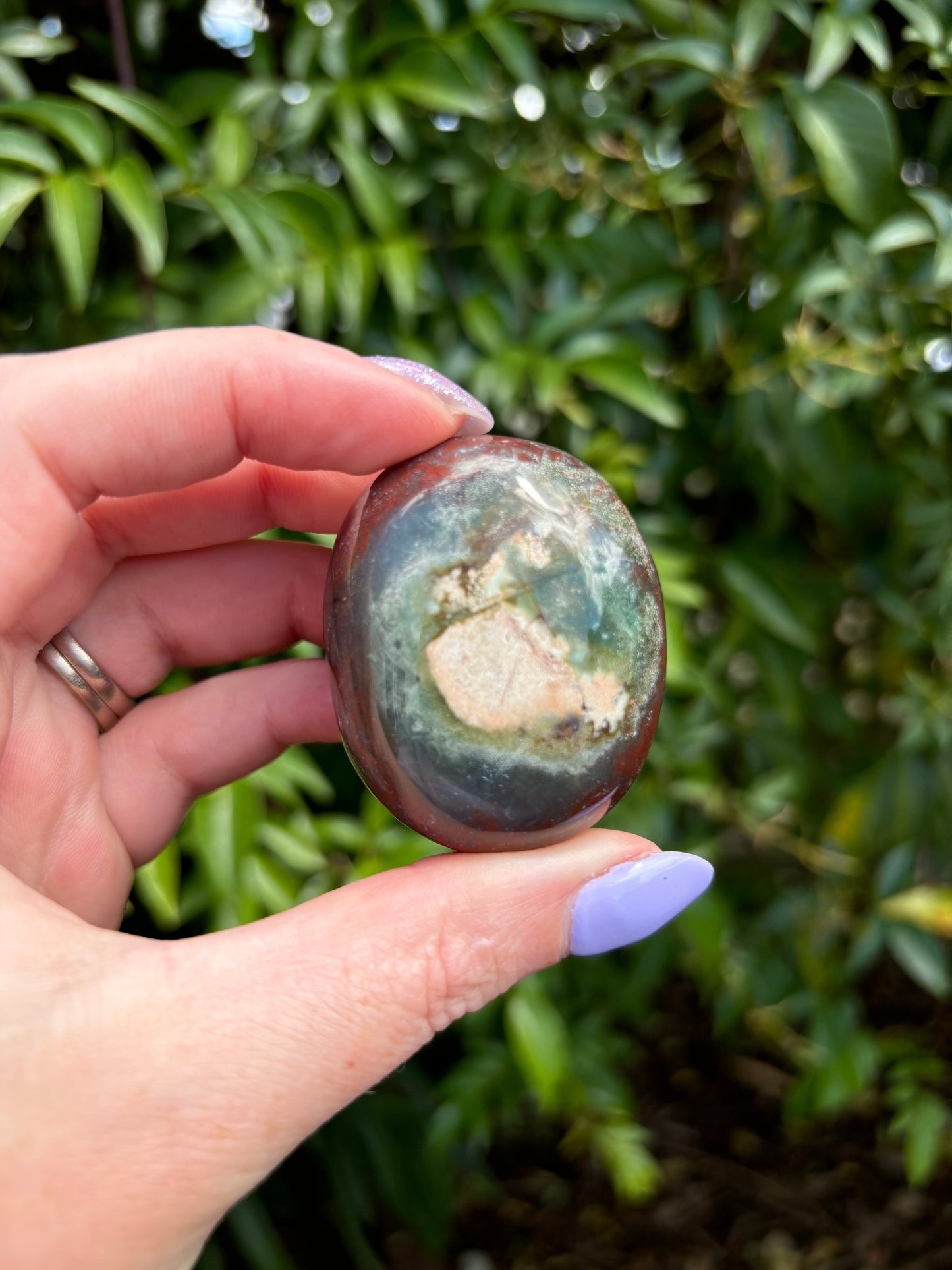 Ocean Jasper Palm Stone B