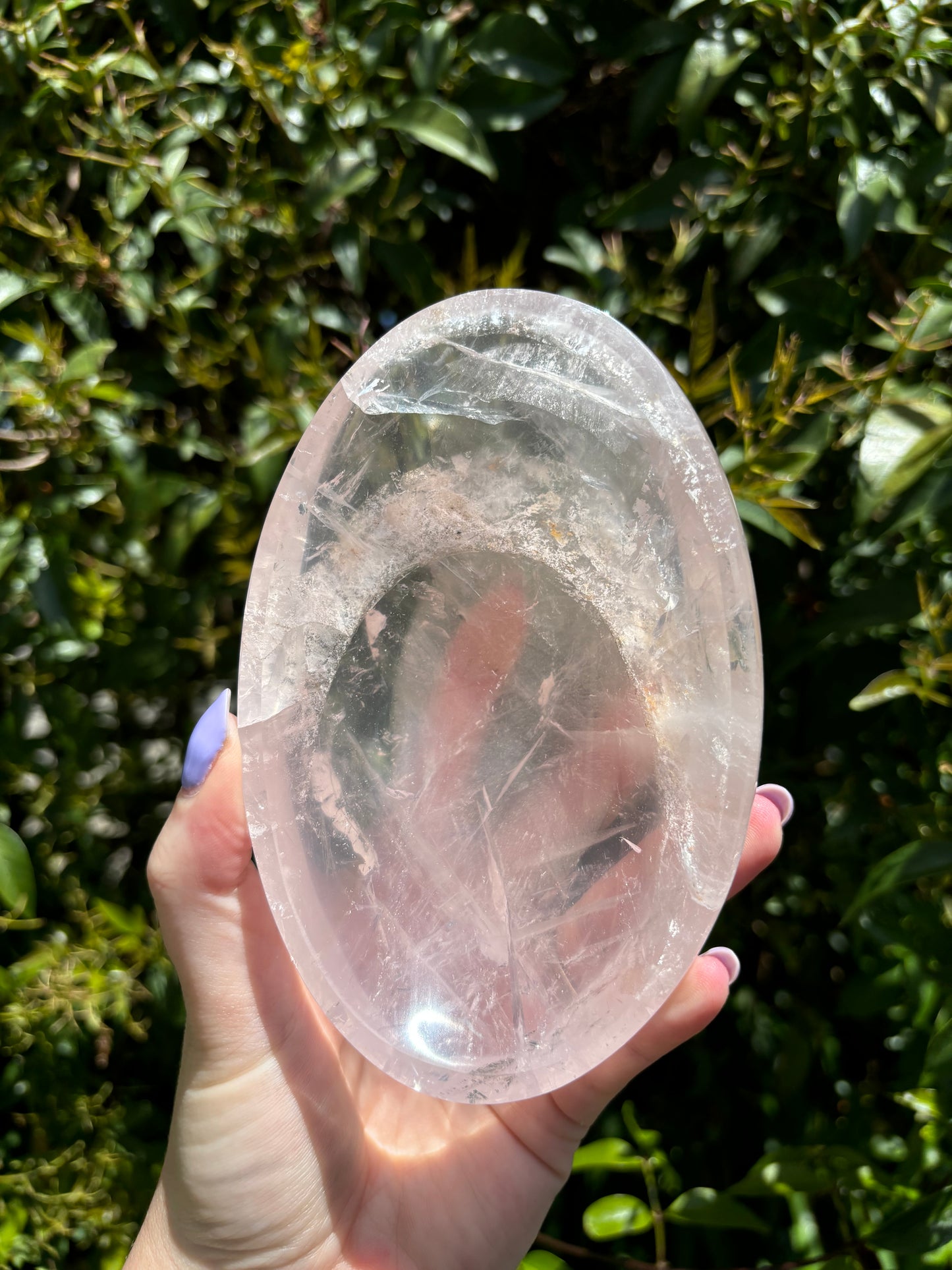 Rose Quartz Polished Bowl B