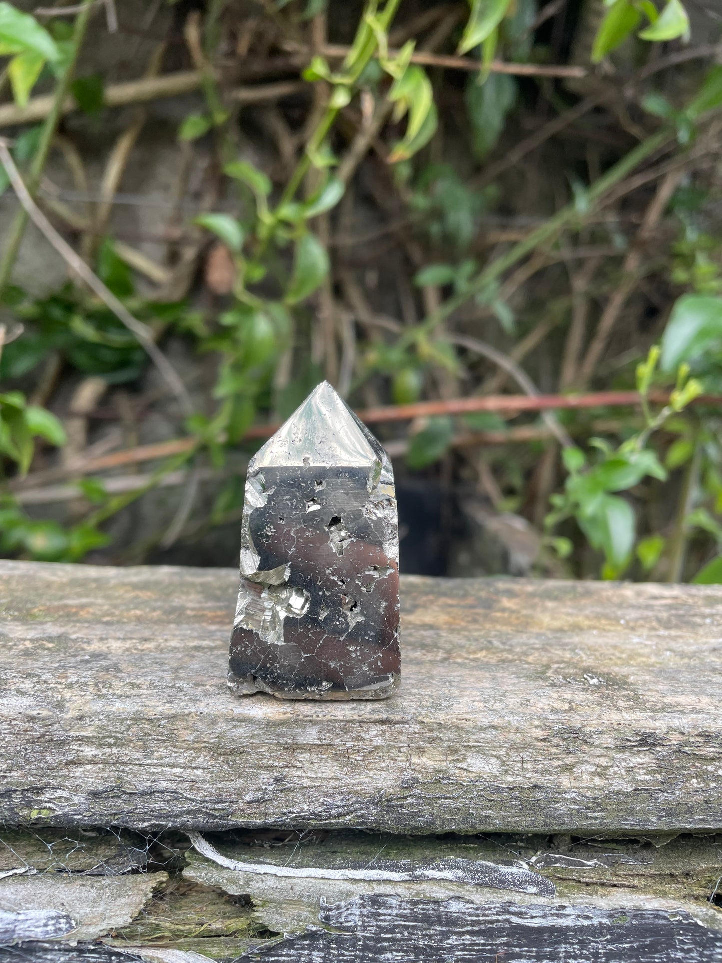 Druzy Pyrite Point A