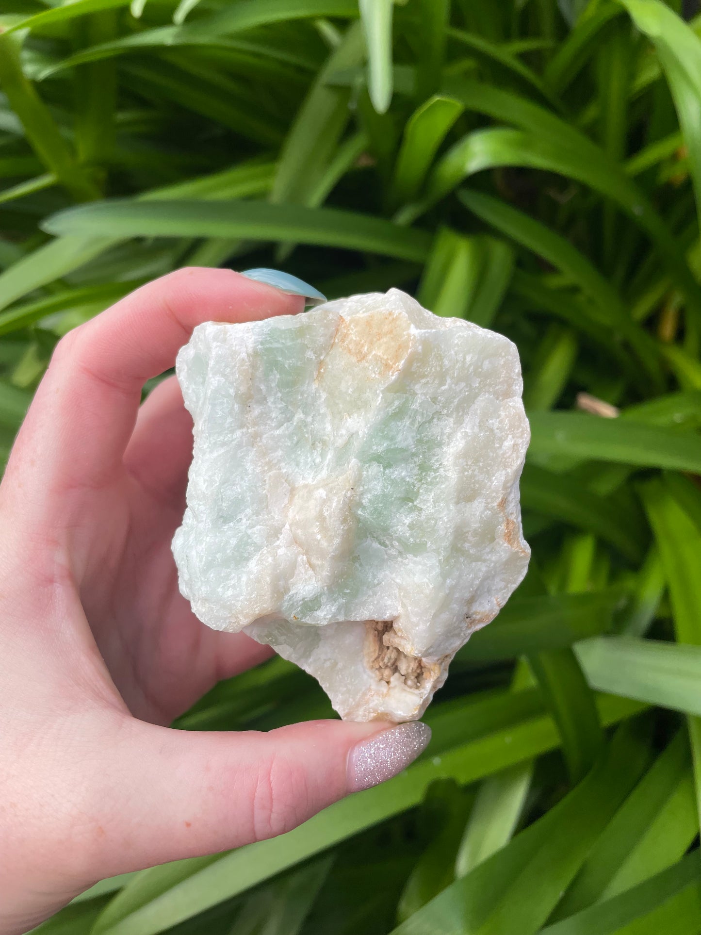 Green Aragonite Rough Piece A