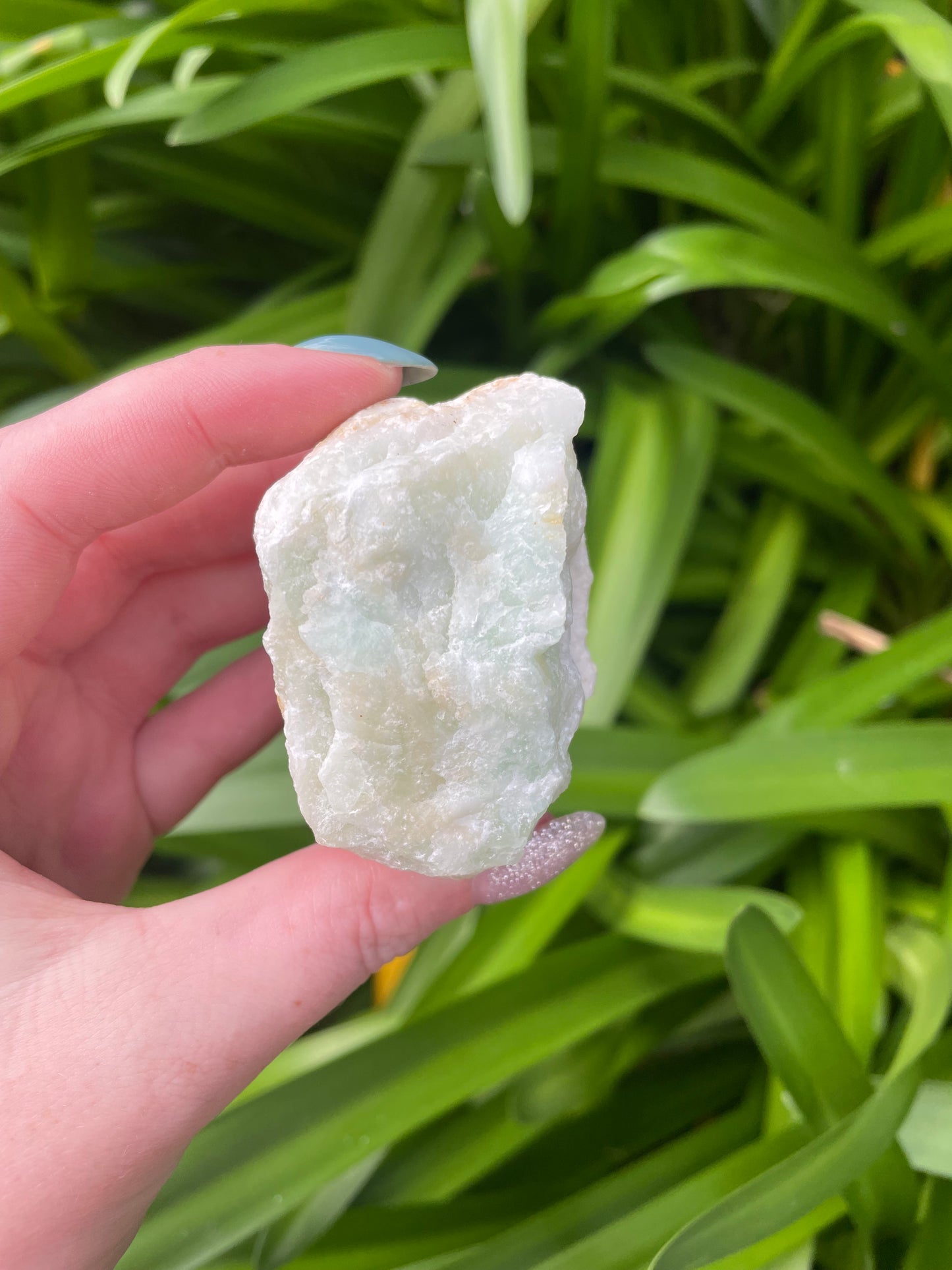 Green Aragonite Rough Piece B