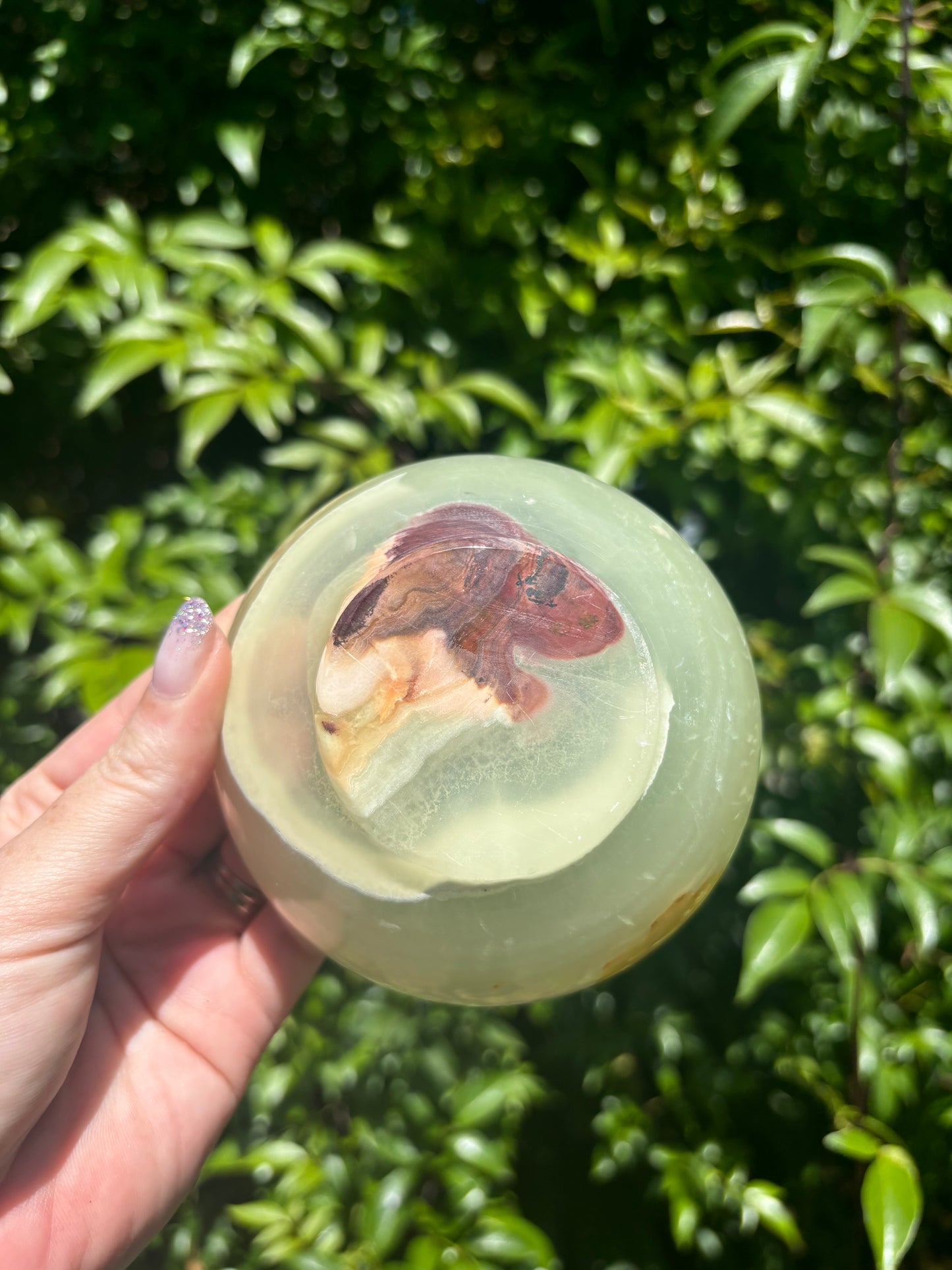 Banded Calcite Bowl Small D