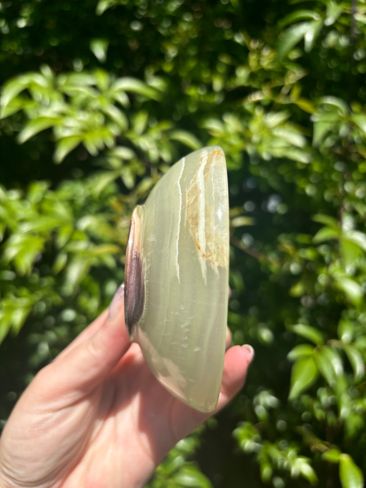 Banded Calcite Bowl Small D