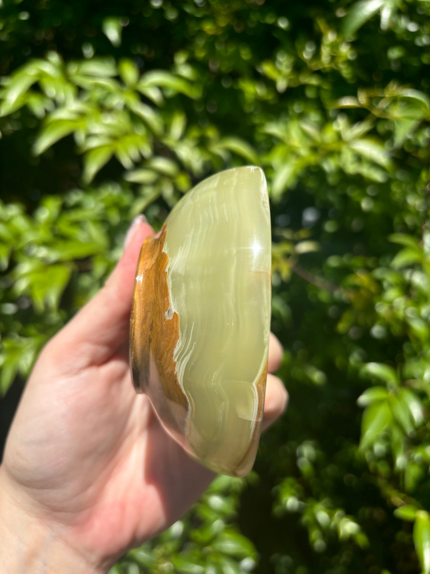 Banded Calcite Bowl Small E