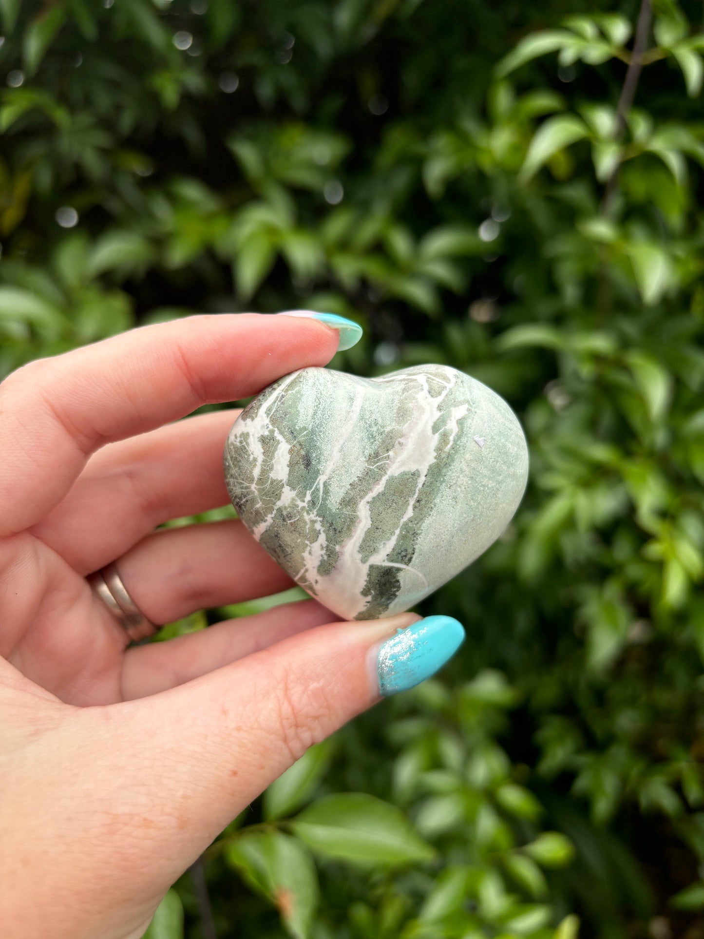 Green Sardonyx Heart B