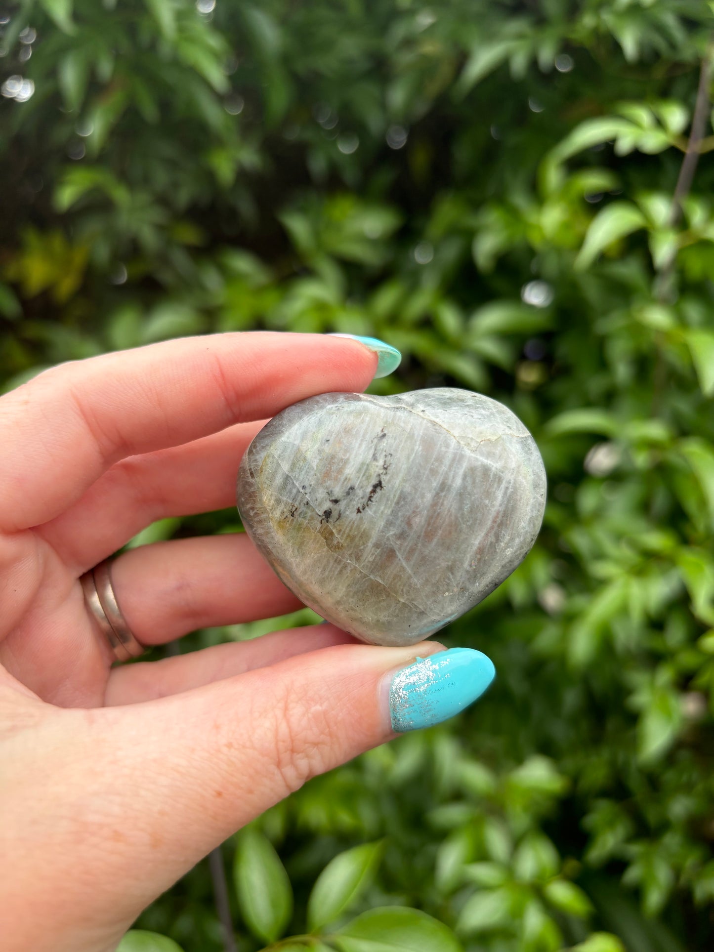 Labradorite Heart E