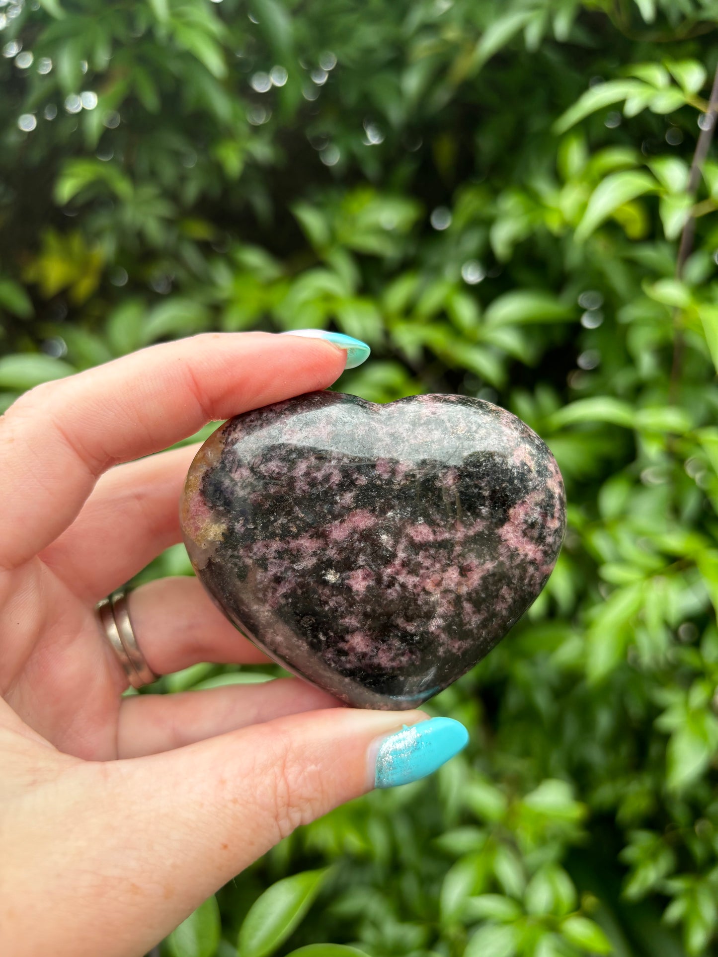 Rhodonite Heart A