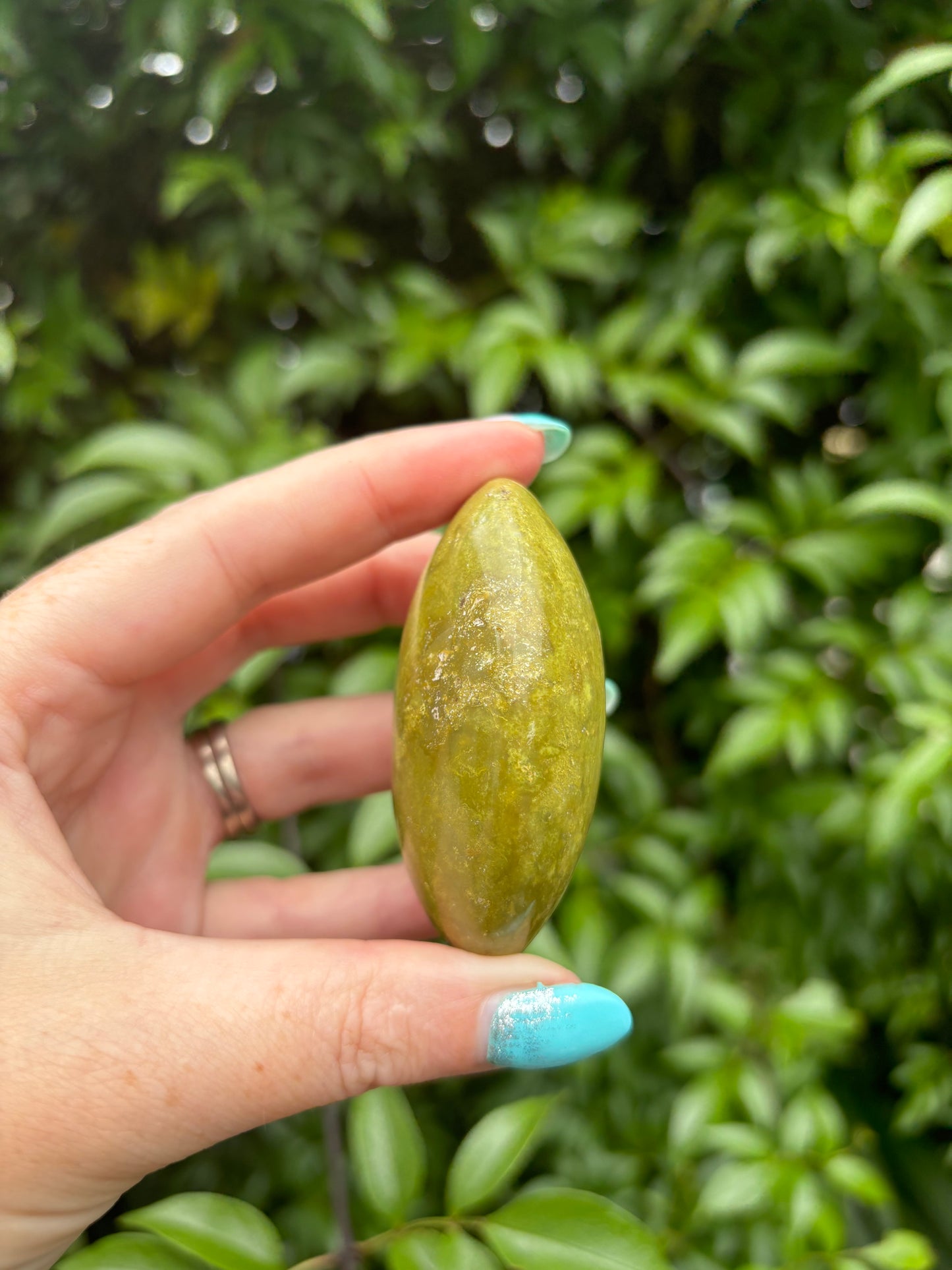 Green Opal Palm Stone A