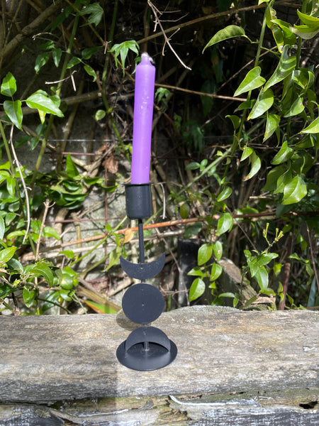 Moon Phase Spell Candle Holder