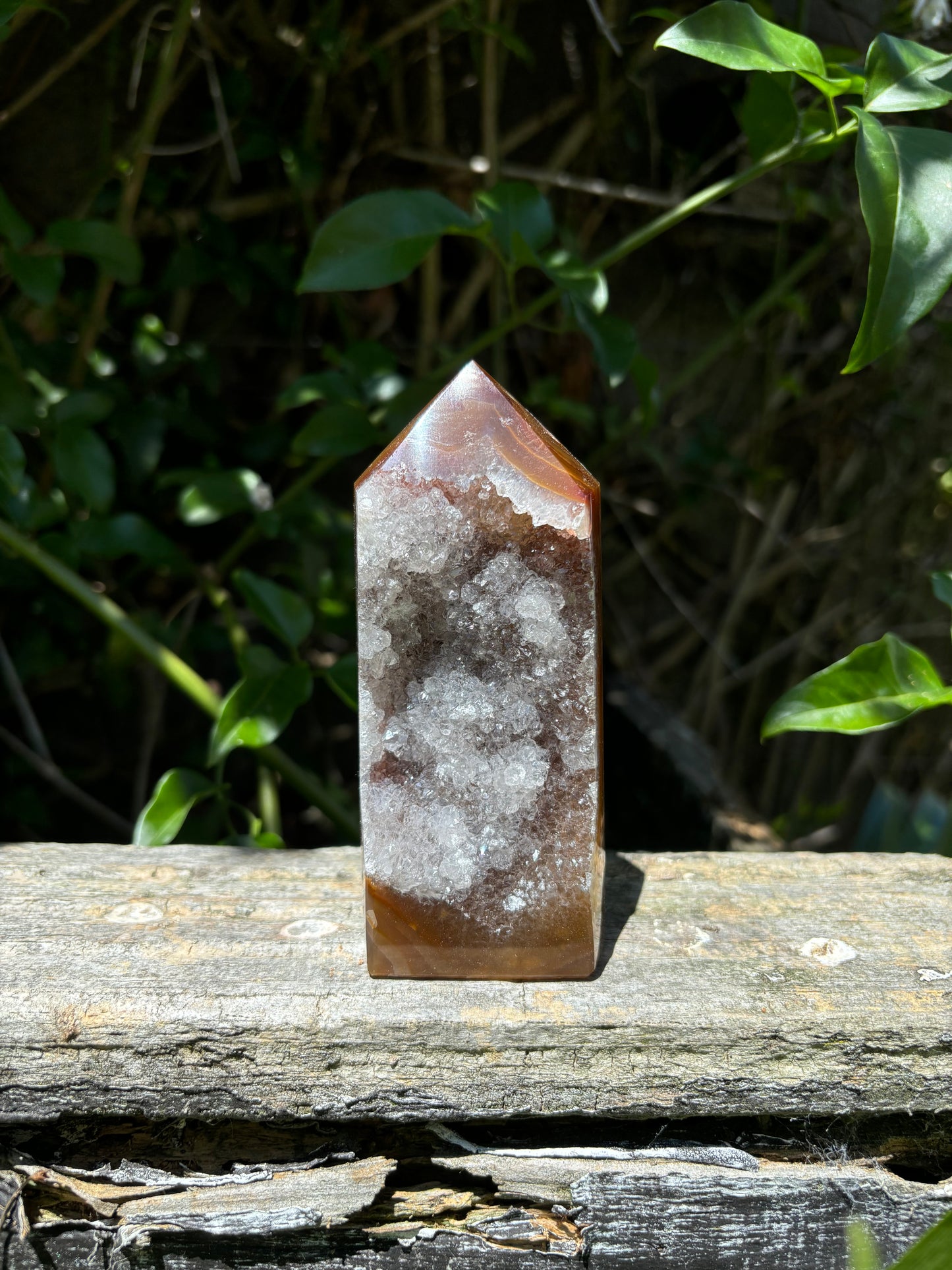 Agate Druzy Point A