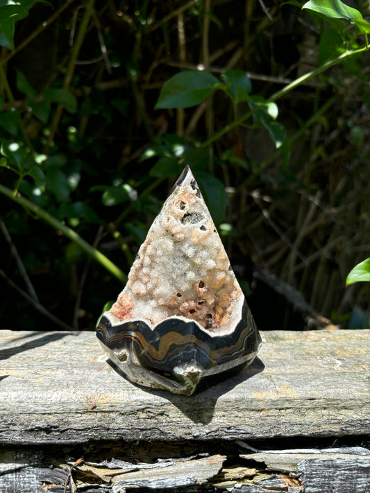 Agate Druzy Point G