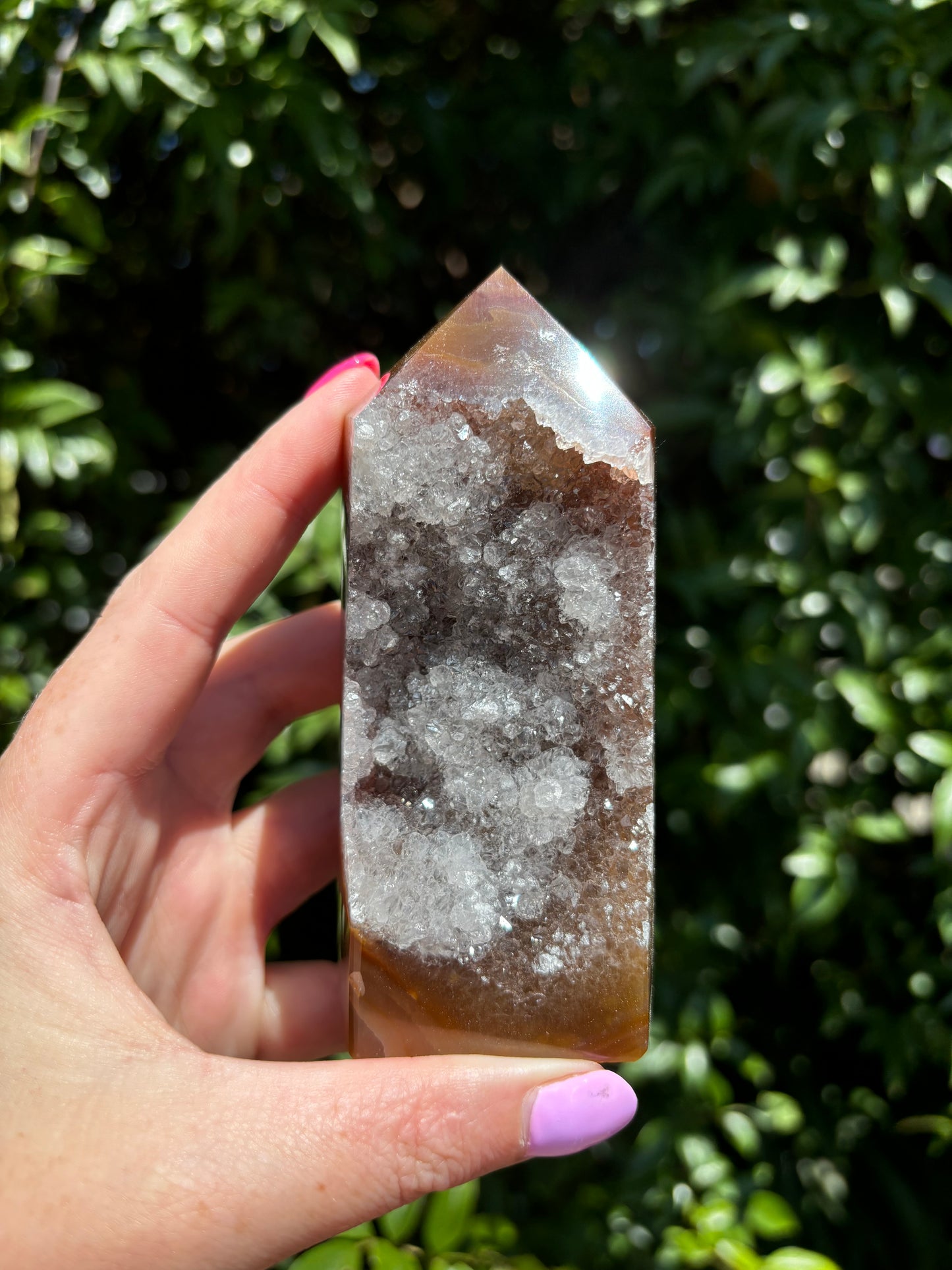 Agate Druzy Point A