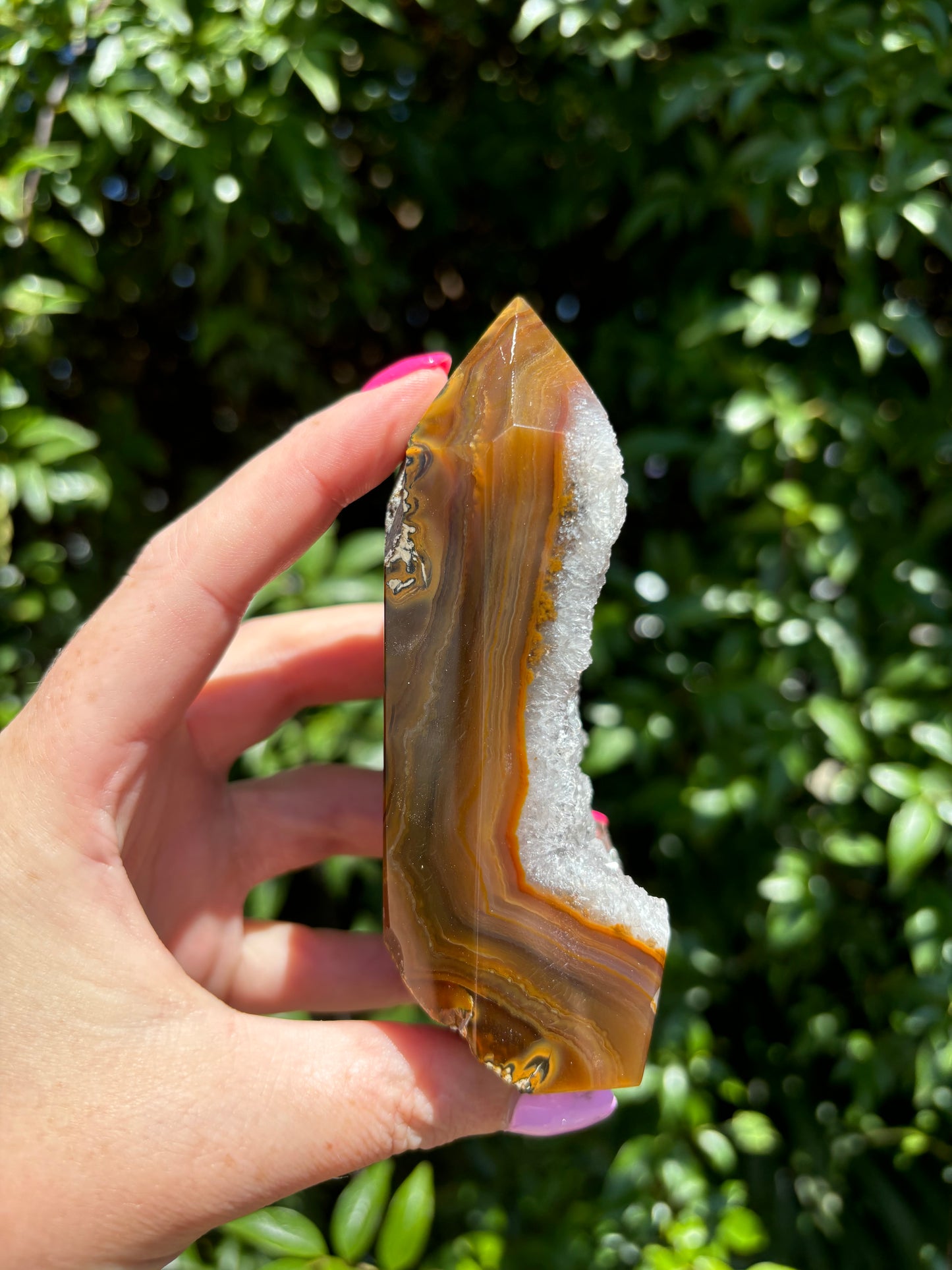 Agate Druzy Point A