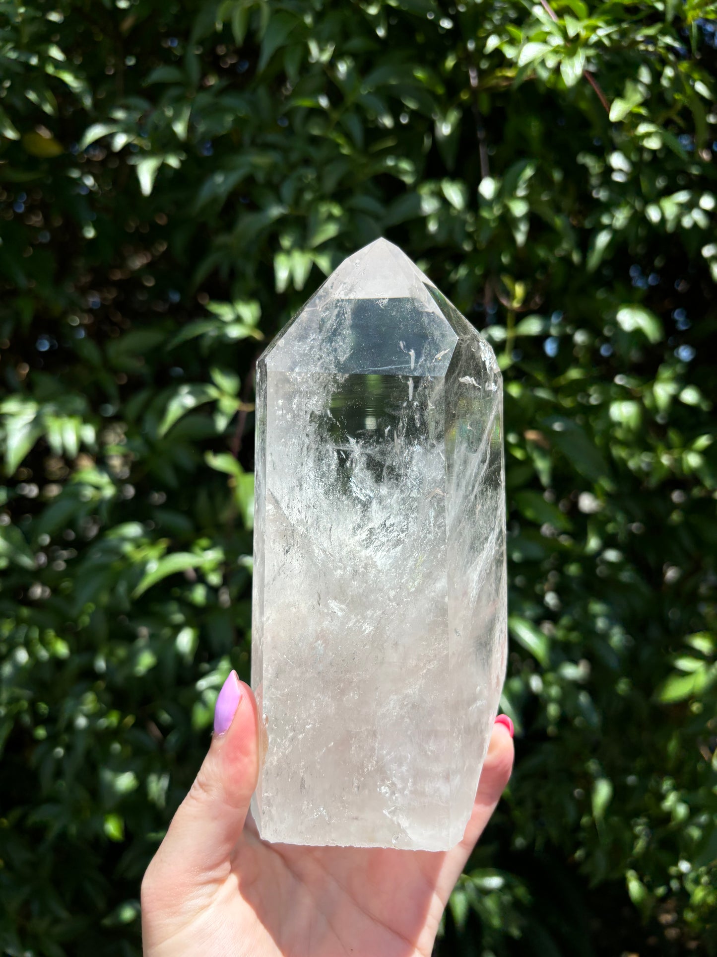 Clear Quartz Large Polished Point A