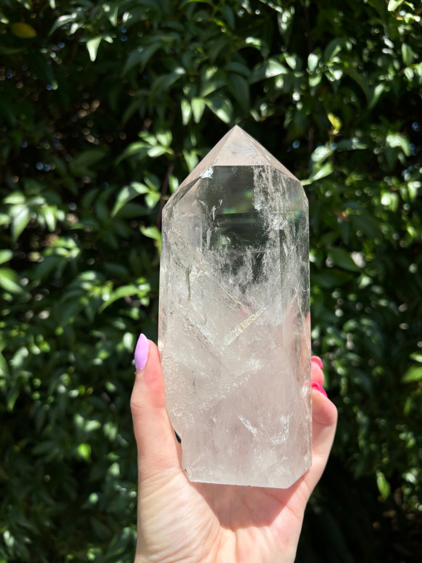 Clear Quartz Large Polished Point A