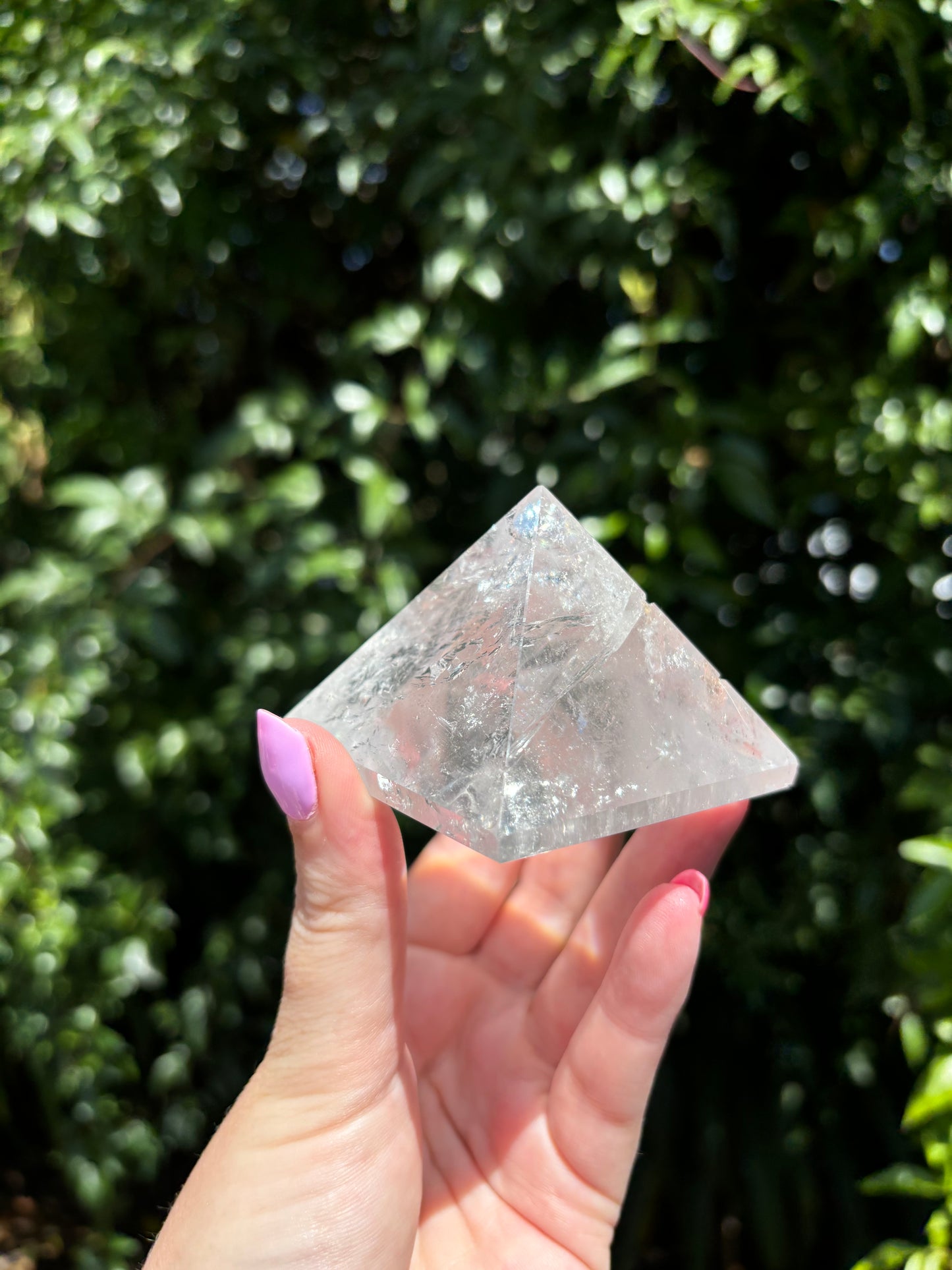 Clear Quartz Pyramid A