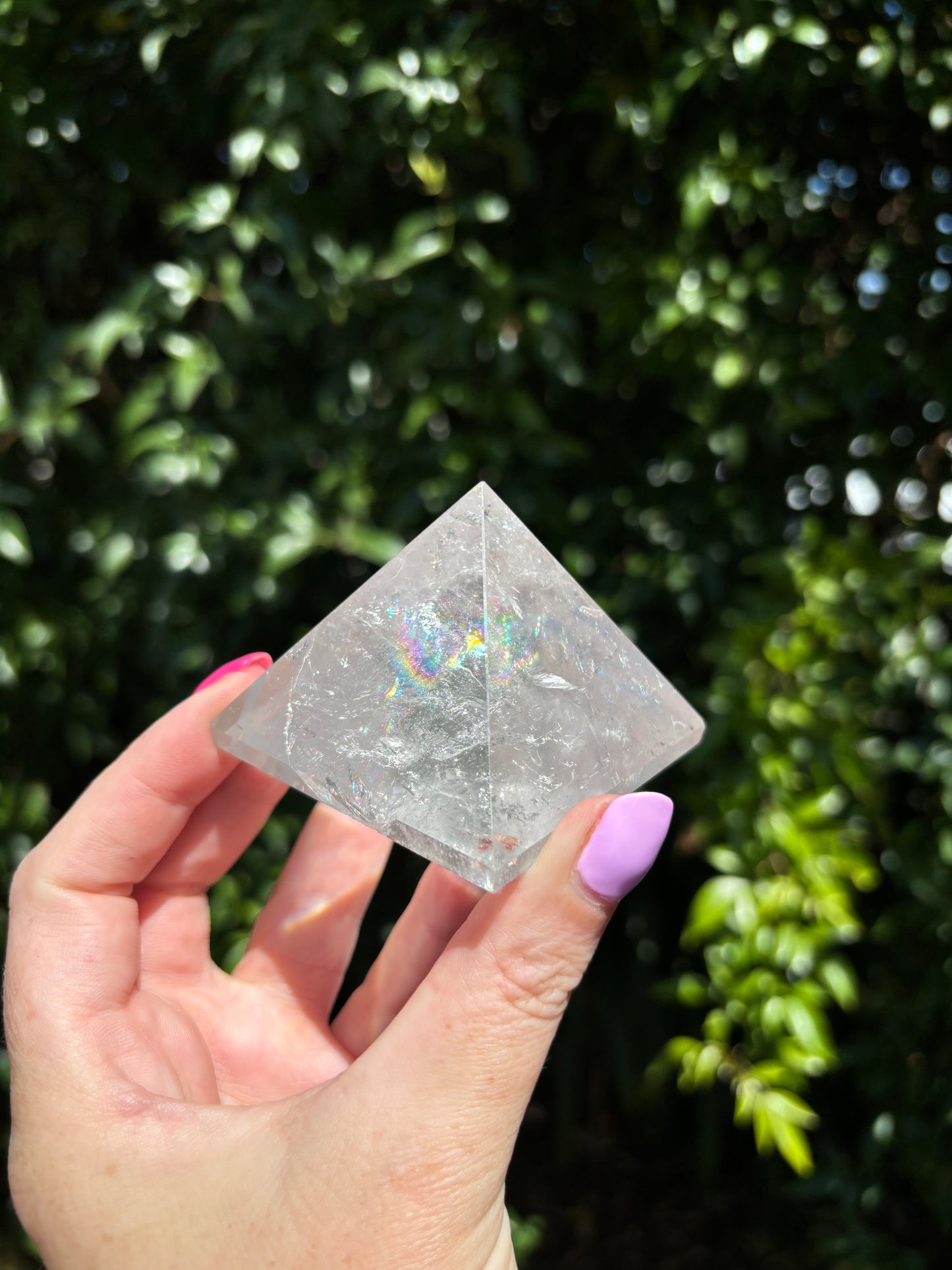 Clear Quartz Pyramid A