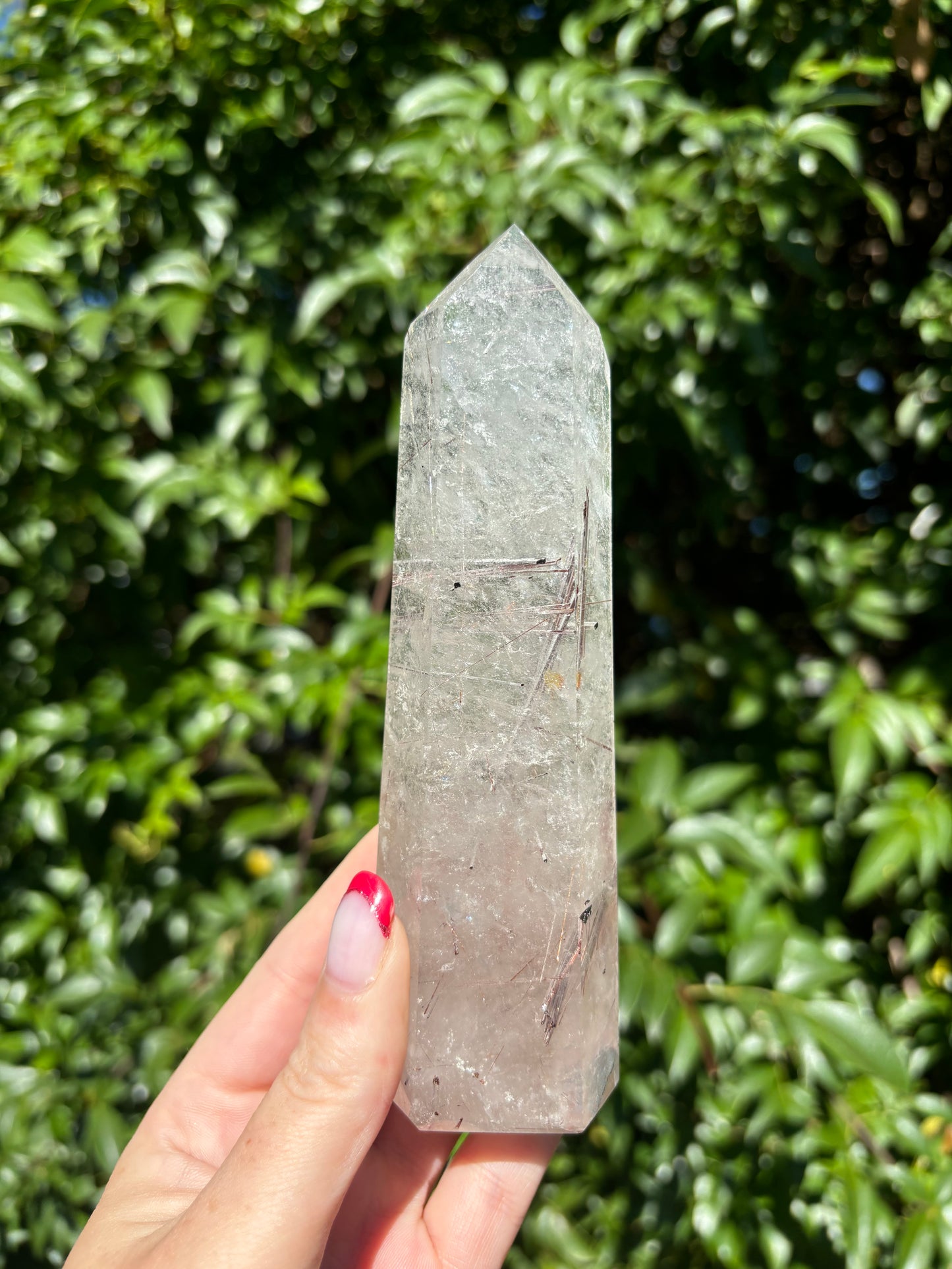 Rutilated Quartz Point D