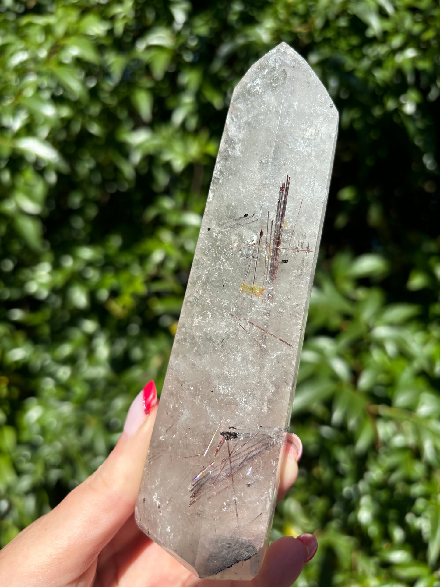 Rutilated Quartz Point D