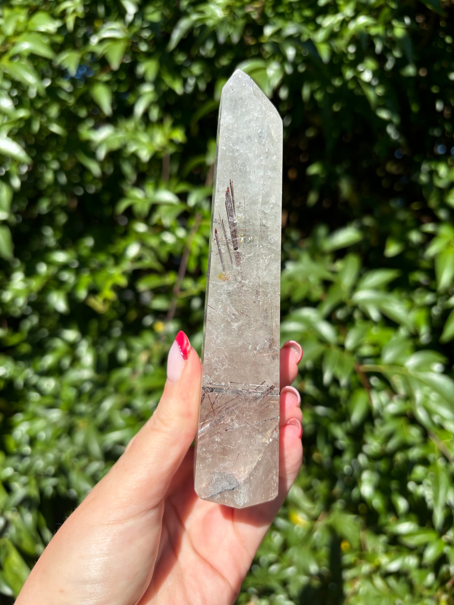 Rutilated Quartz Point D