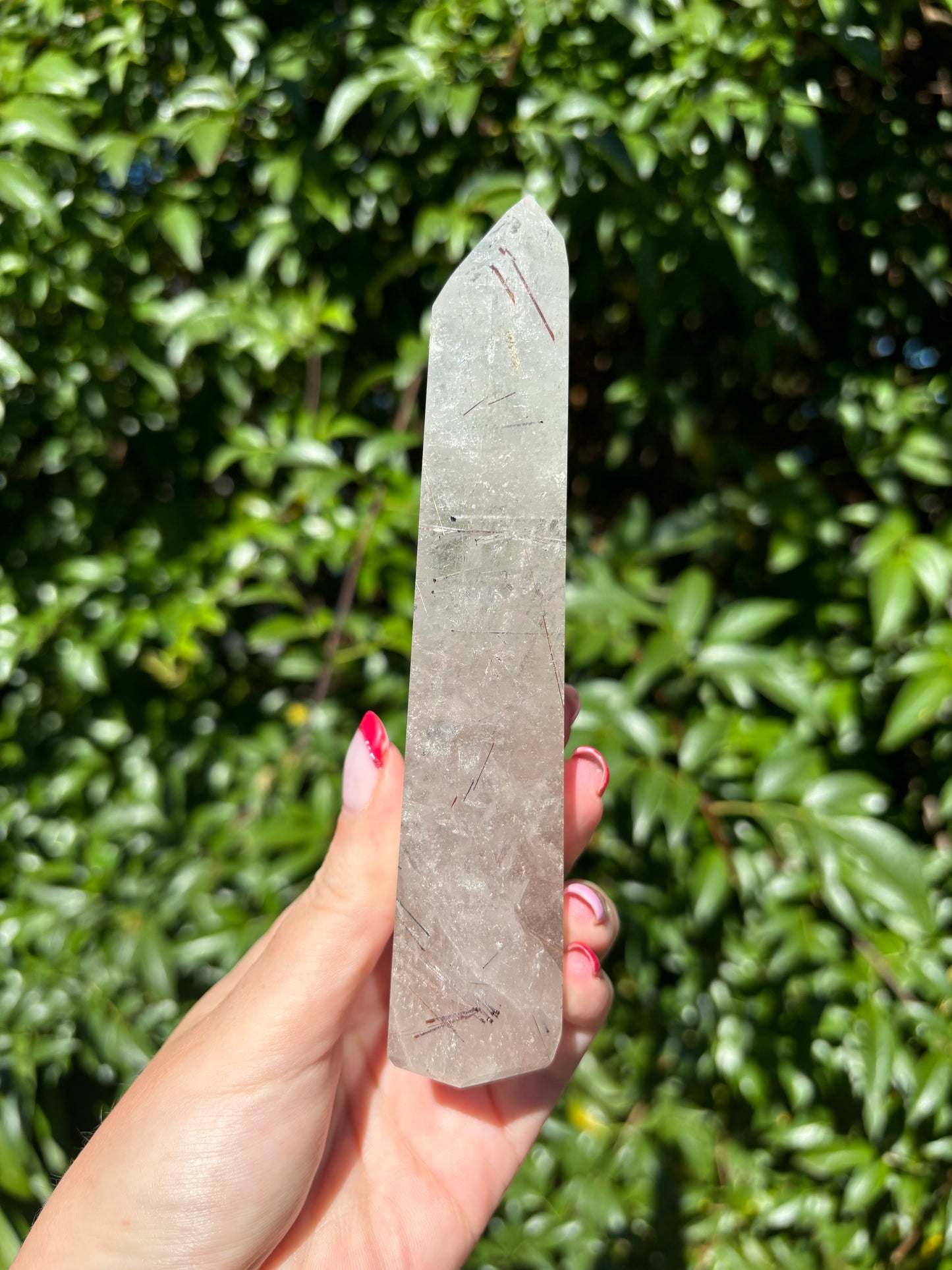 Rutilated Quartz Point D