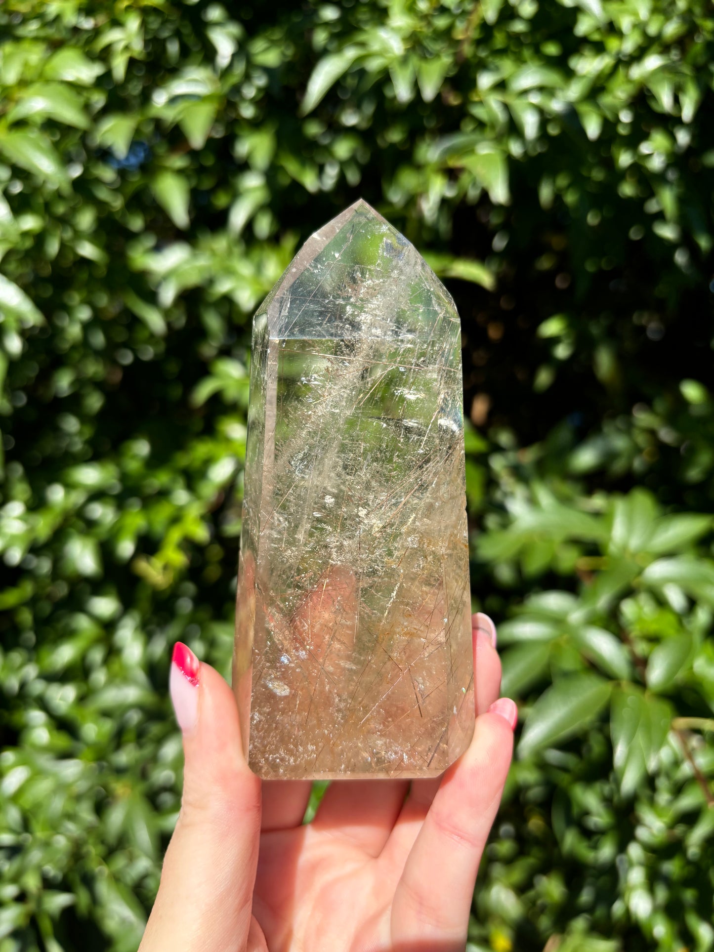 Rutilated Quartz Point E