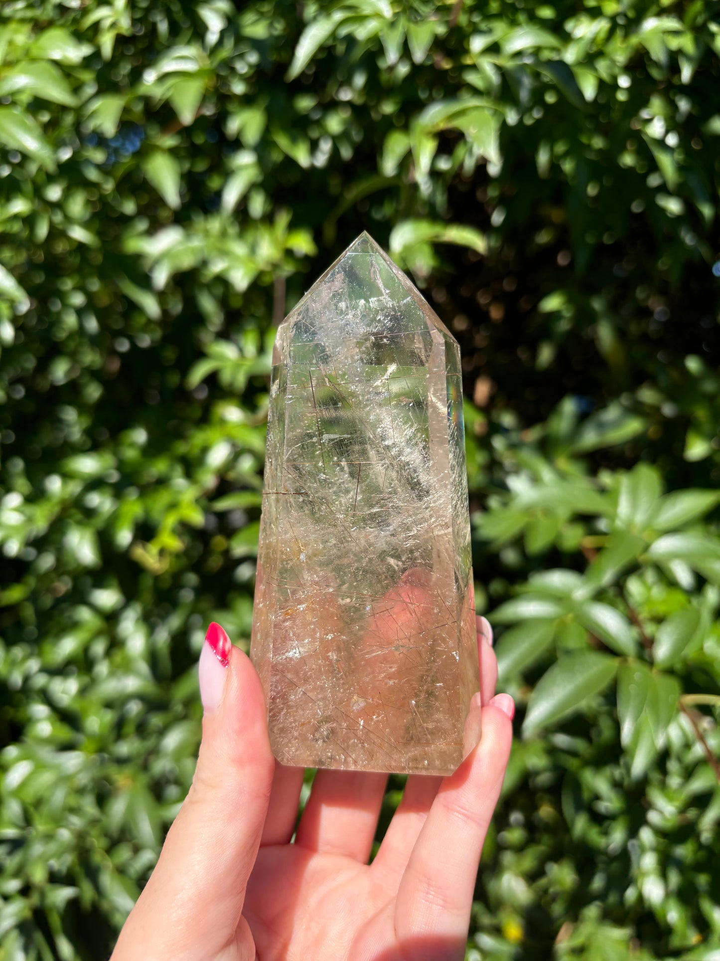 Rutilated Quartz Point E